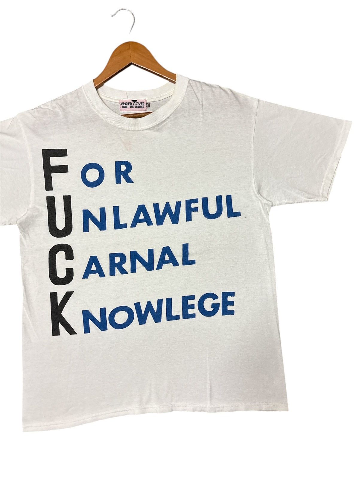 Undercover 💸BINDING OFFER💸VINTAGE 90S UNDERCOVER F.U.C.K TEE💥 Size US M / EU 48-50 / 2 - 2 Thumbnail