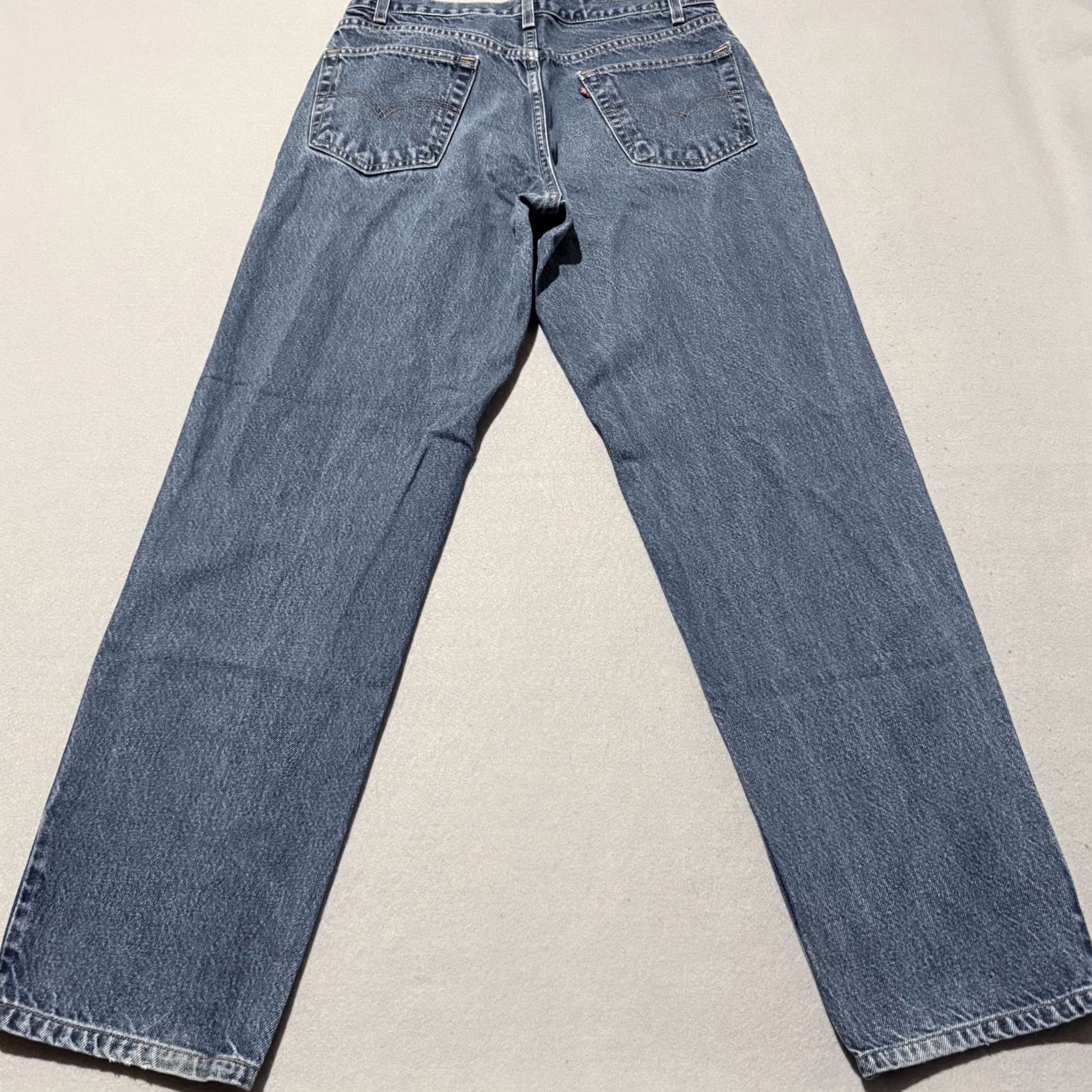Levi's Levi's Straight Jeans Men's Blue Denim Mid Rise Classic Pockets 32X30 Size US 32 / EU 48 - 2 Thumbnail