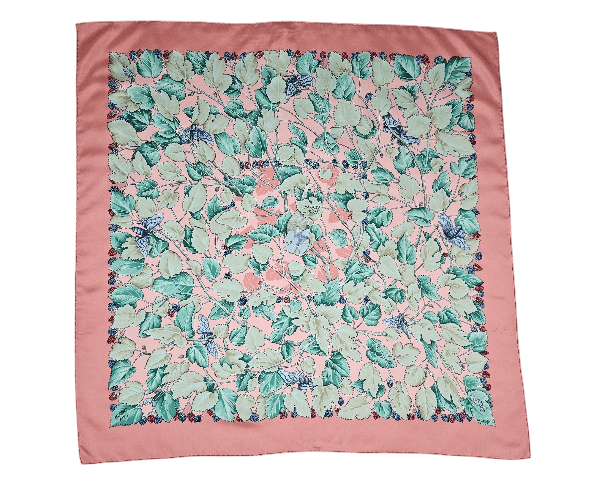 Hermes Hermes L Arbre De Soie Silk Scarf Size ONE SIZE - 1 Thumbnail