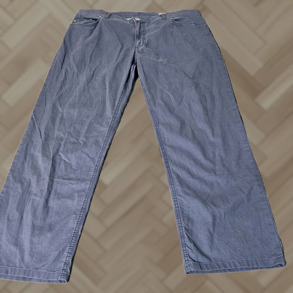 BRAX Brax Cooper Fancy Pants Midnight Blue Pants Regular Fit MENS 38x29 Size US 38 / EU 54 - 1 Thumbnail
