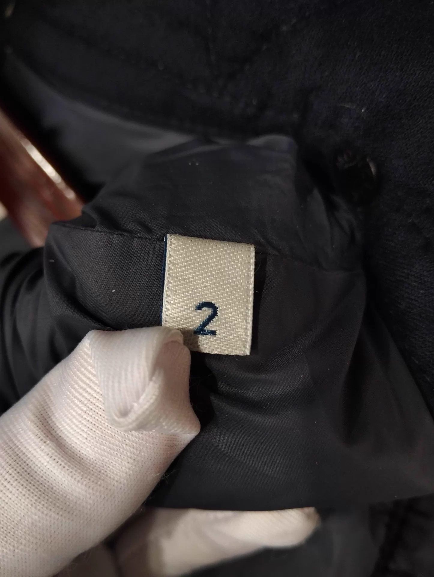 Moncler Moncler Navy Wool Paneled Puffer Jacket Size 2 Size XS / US 0-2 / IT 36-38 - 7 Thumbnail