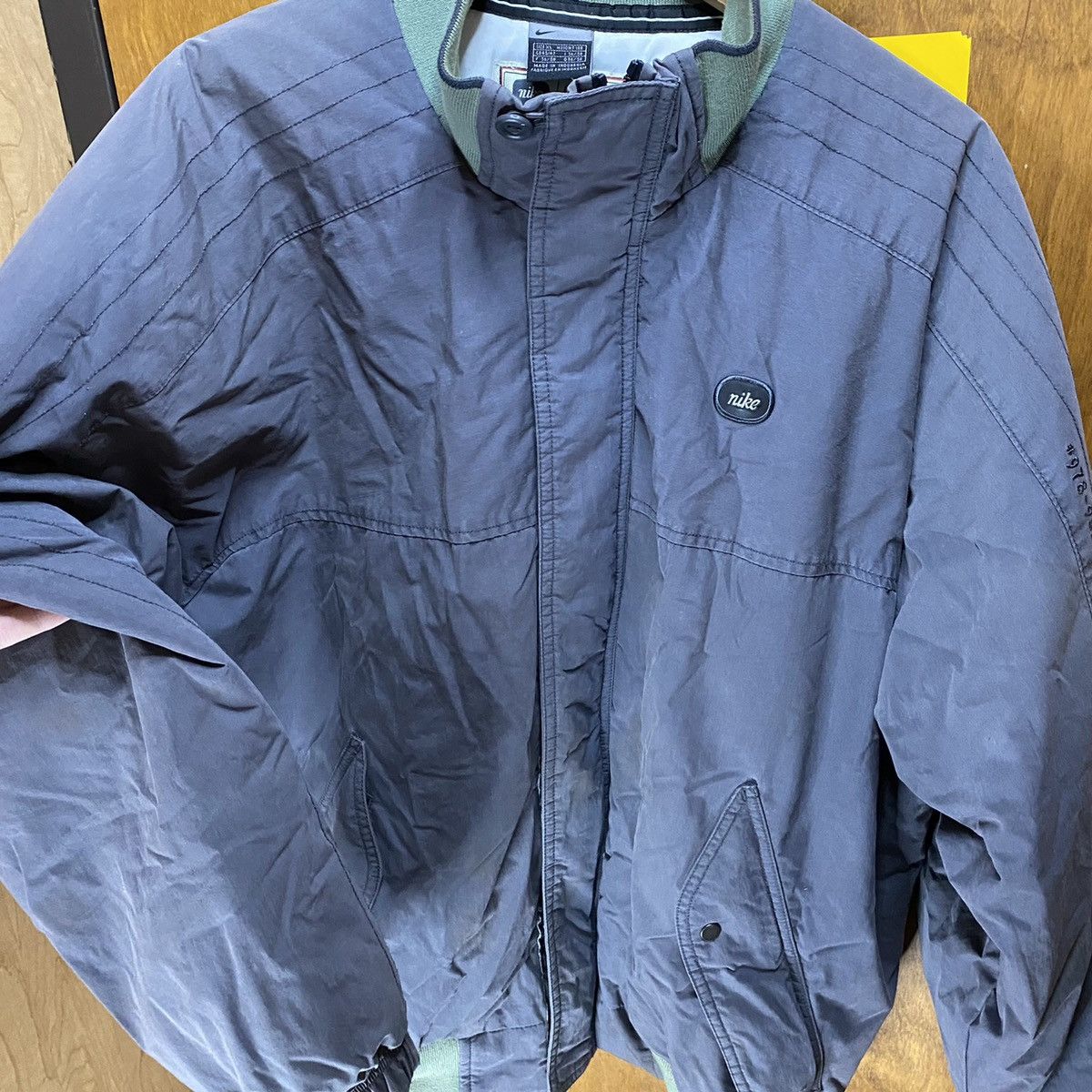 Nike × Vintage Vintage Y2K Nike Bomber jacket Size US XL / EU 56 / 4 - 2 Thumbnail