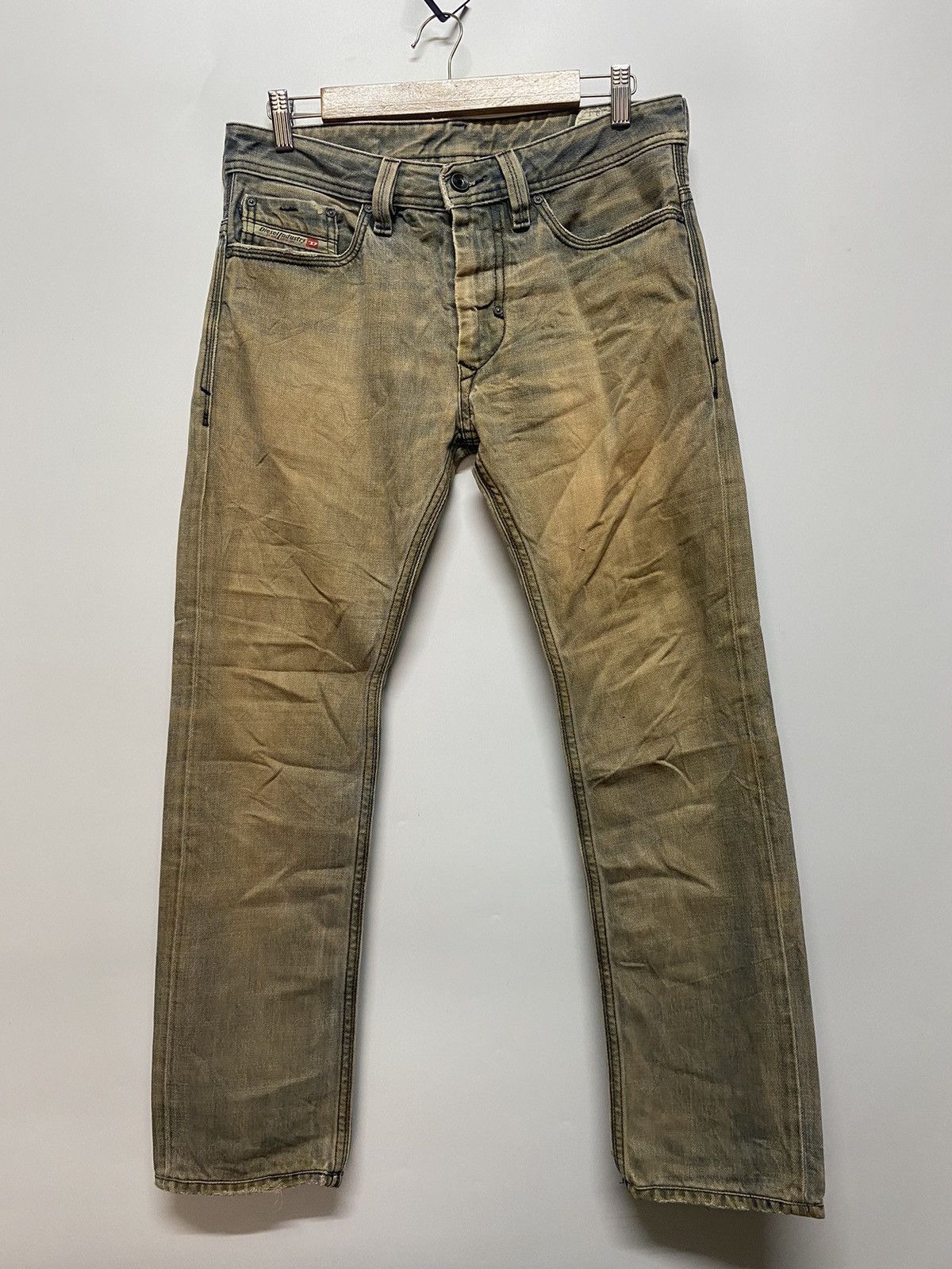 Japanese Brand × Vintage Diesel Thanaz Rare Authentic 00720 Dragon Denim Skinny Jeans Size US 30 / EU 46 - 2 Thumbnail
