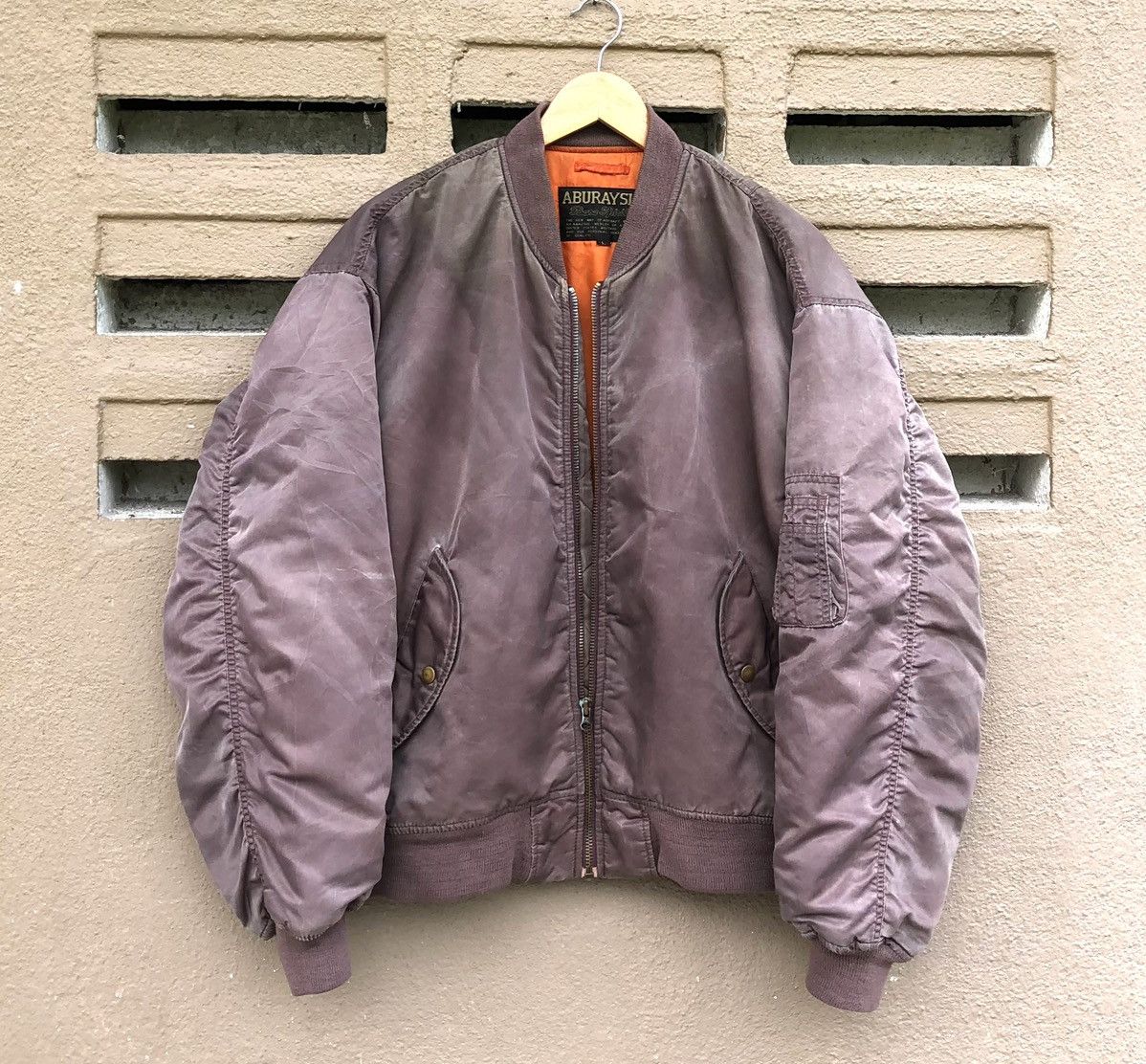 Vintage Vintage Sun Faded Bomber Jacket By ABURAYSIA Size US L / EU 52-54 / 3 - 1 Thumbnail