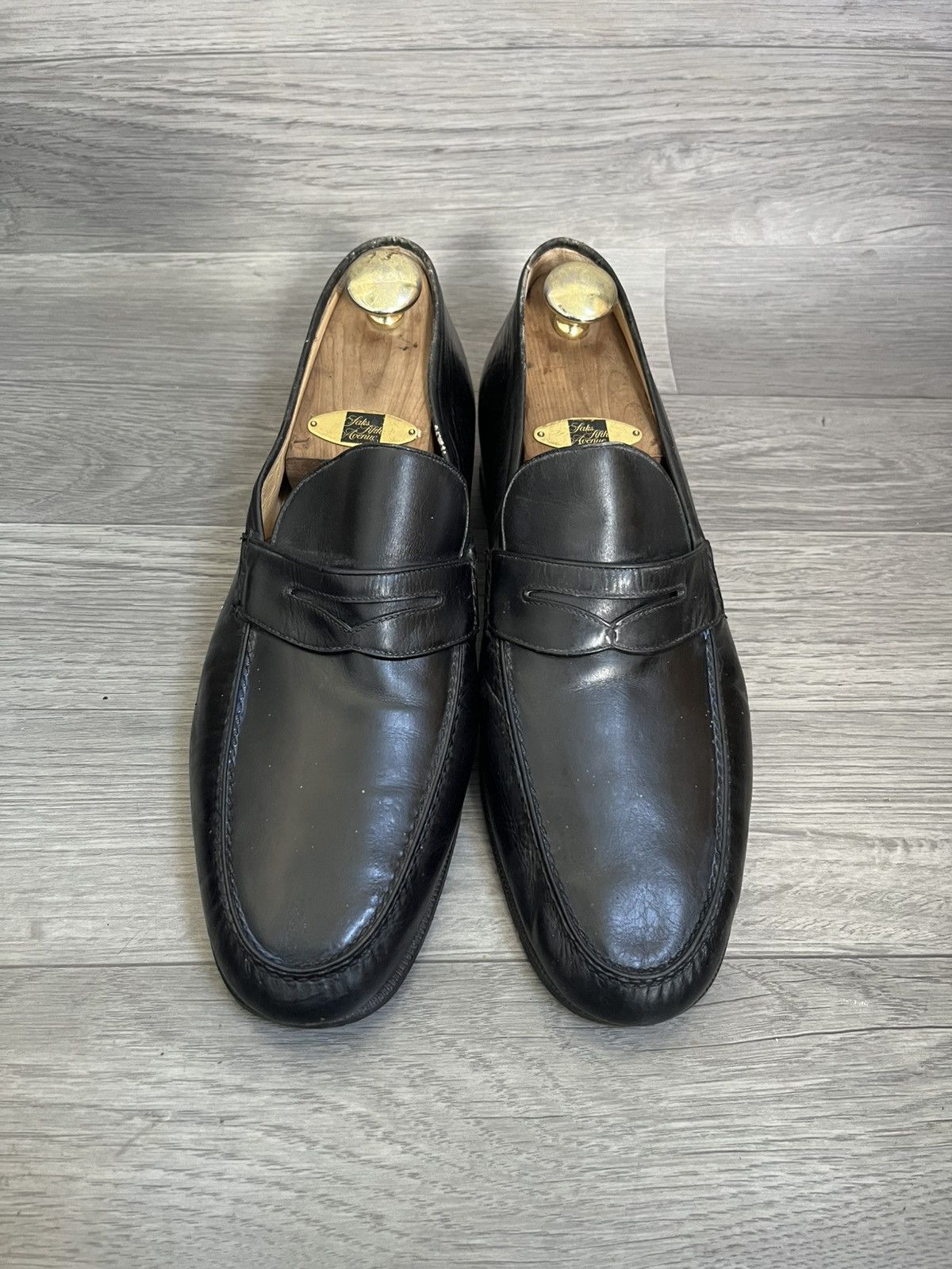 J.M. Weston Vintage J.M Weston black leather penny loafer uk 10 Size US 11 / EU 44 - 9 Thumbnail