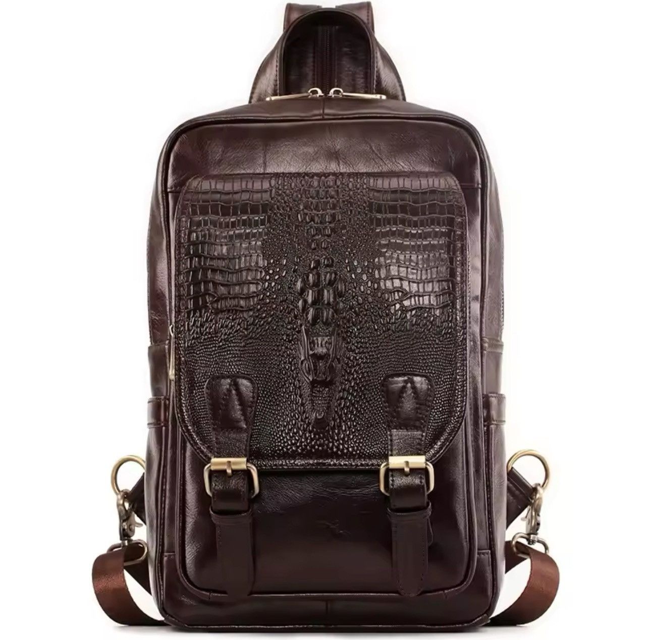 Other Crocodile Genuine Leather Backpack Bag Size ONE SIZE - 1 Thumbnail