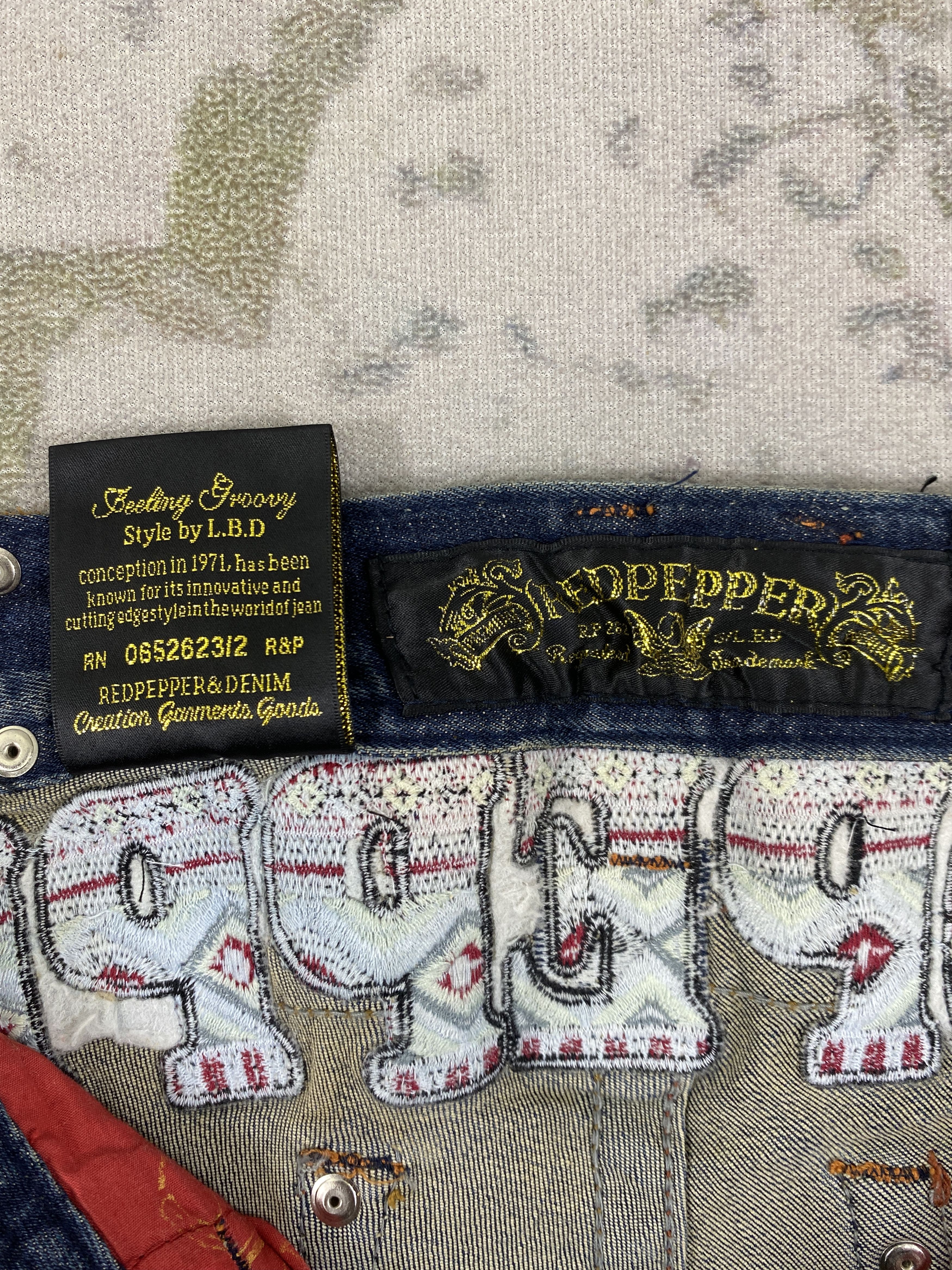 Hysteric Glamour Rare Vintage Redpepper Flare Jeans 33x33 Denim-JN3470 Size US 33 - 9 Thumbnail
