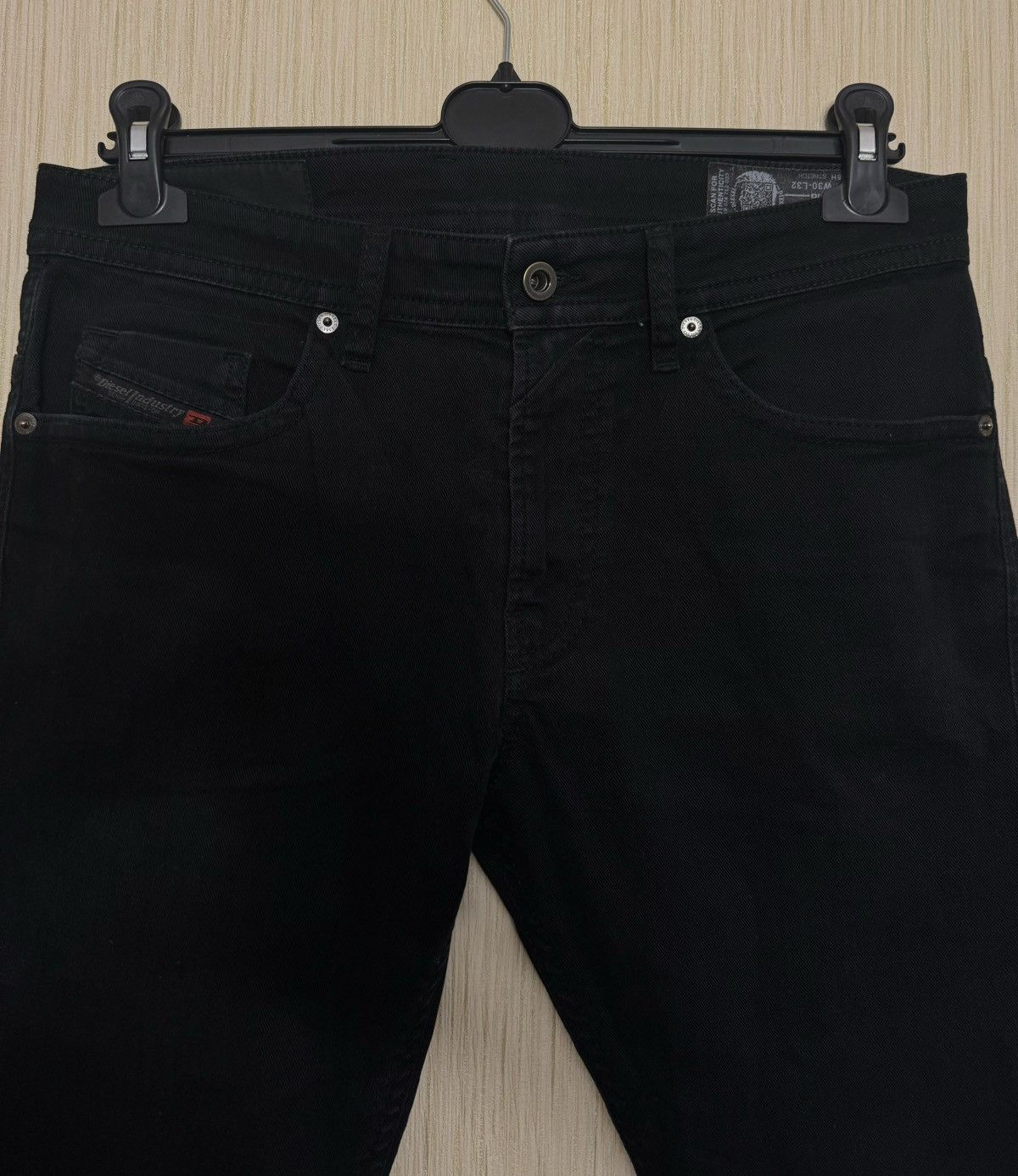 Diesel × Vintage Diesel rare Y2K vintage black denim thommer pants punk Size US 30 / EU 46 - 1 Thumbnail