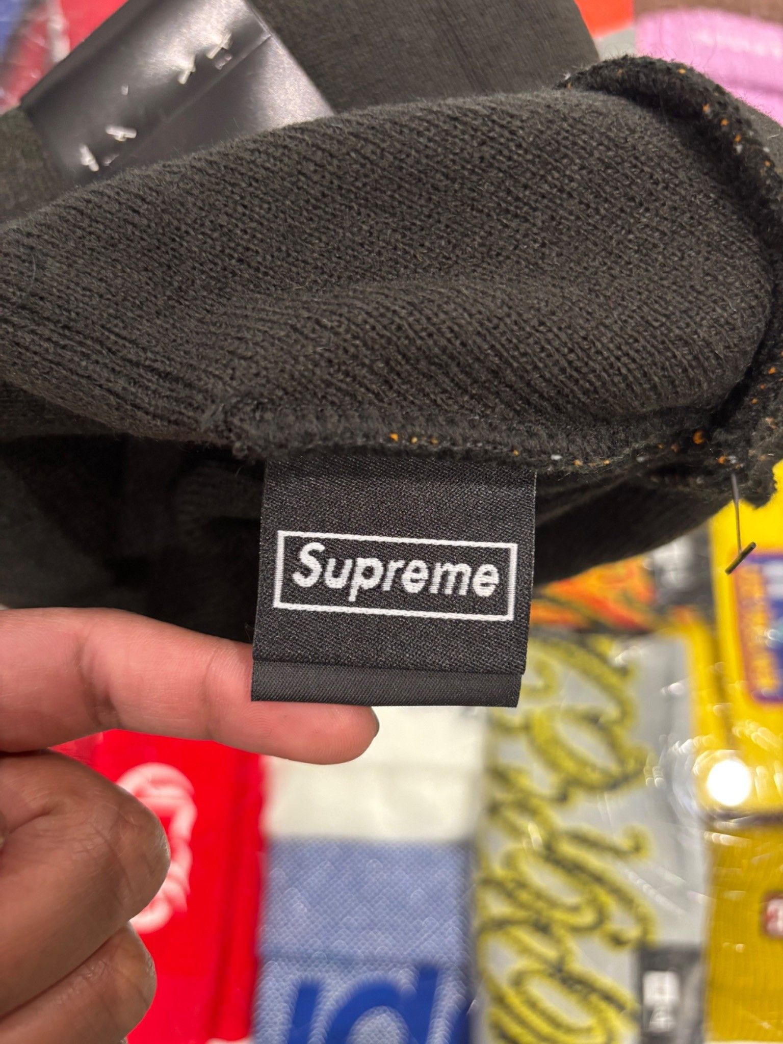 Supreme Supreme New Era Stars Beanie Black Size ONE SIZE - 3 Thumbnail