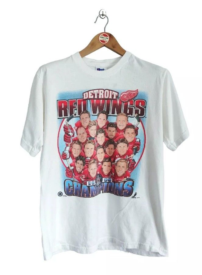 Vintage Detroit Red Wings 1998 Champions 2-sides t-shirt