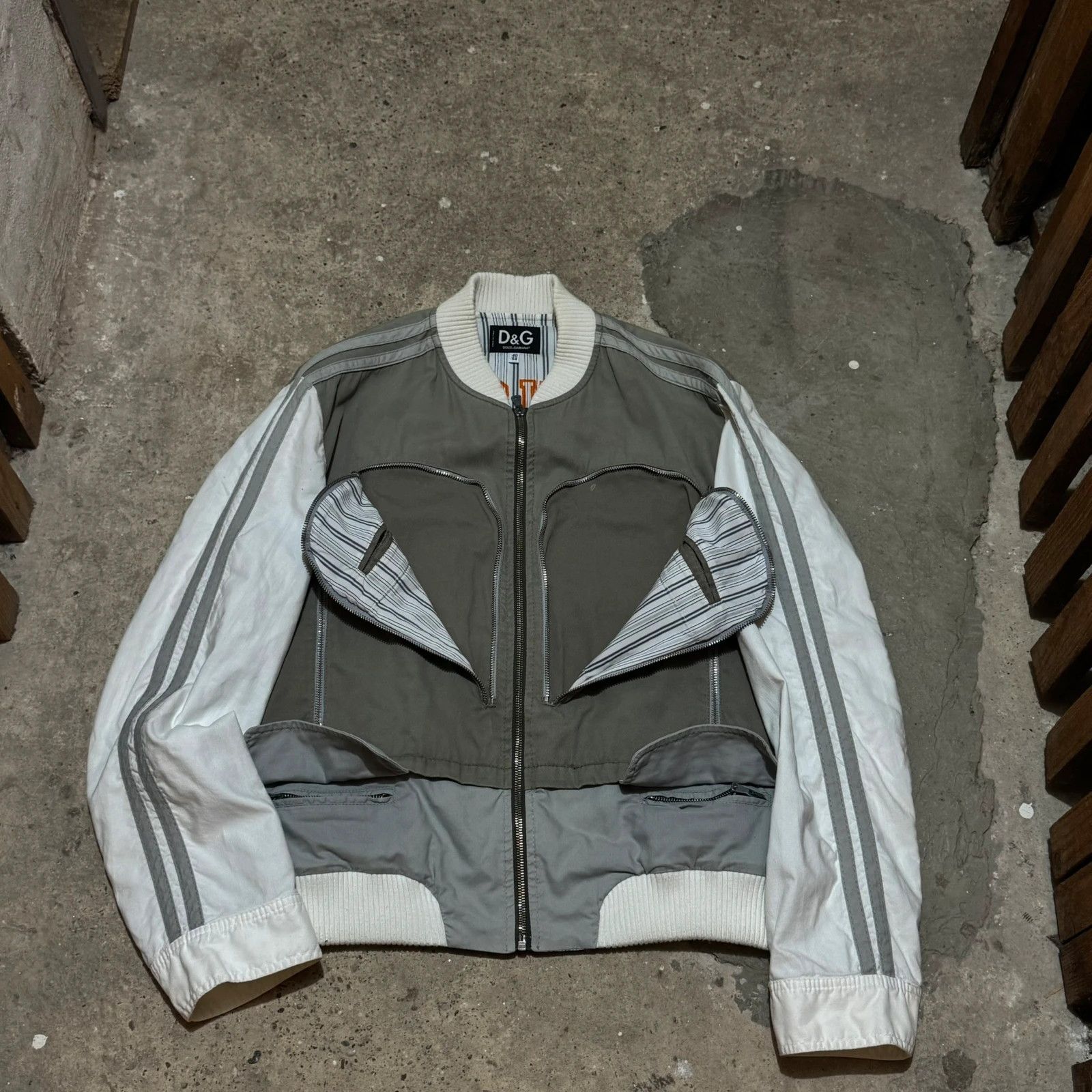Dolce & Gabbana Vintage Dolce & Gabbana Utility cargo bomber jacket Size US XL / EU 56 / 4 - 2 Thumbnail