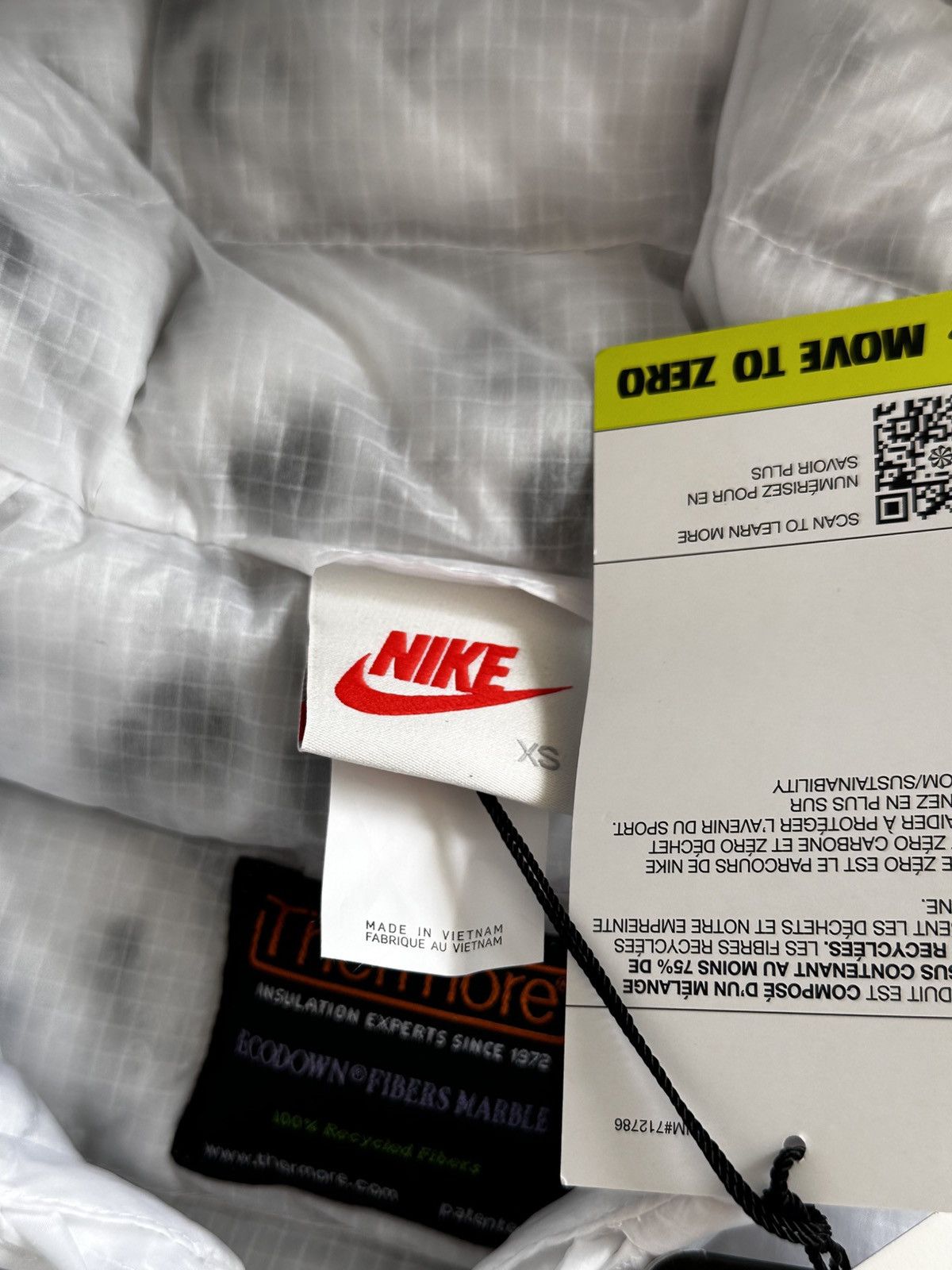 Nike × Stussy $350 Nike x Stussy Insulated Pullover Jacket XS DC1084-101 Size US XS / EU 42 / 0 - 6 Thumbnail