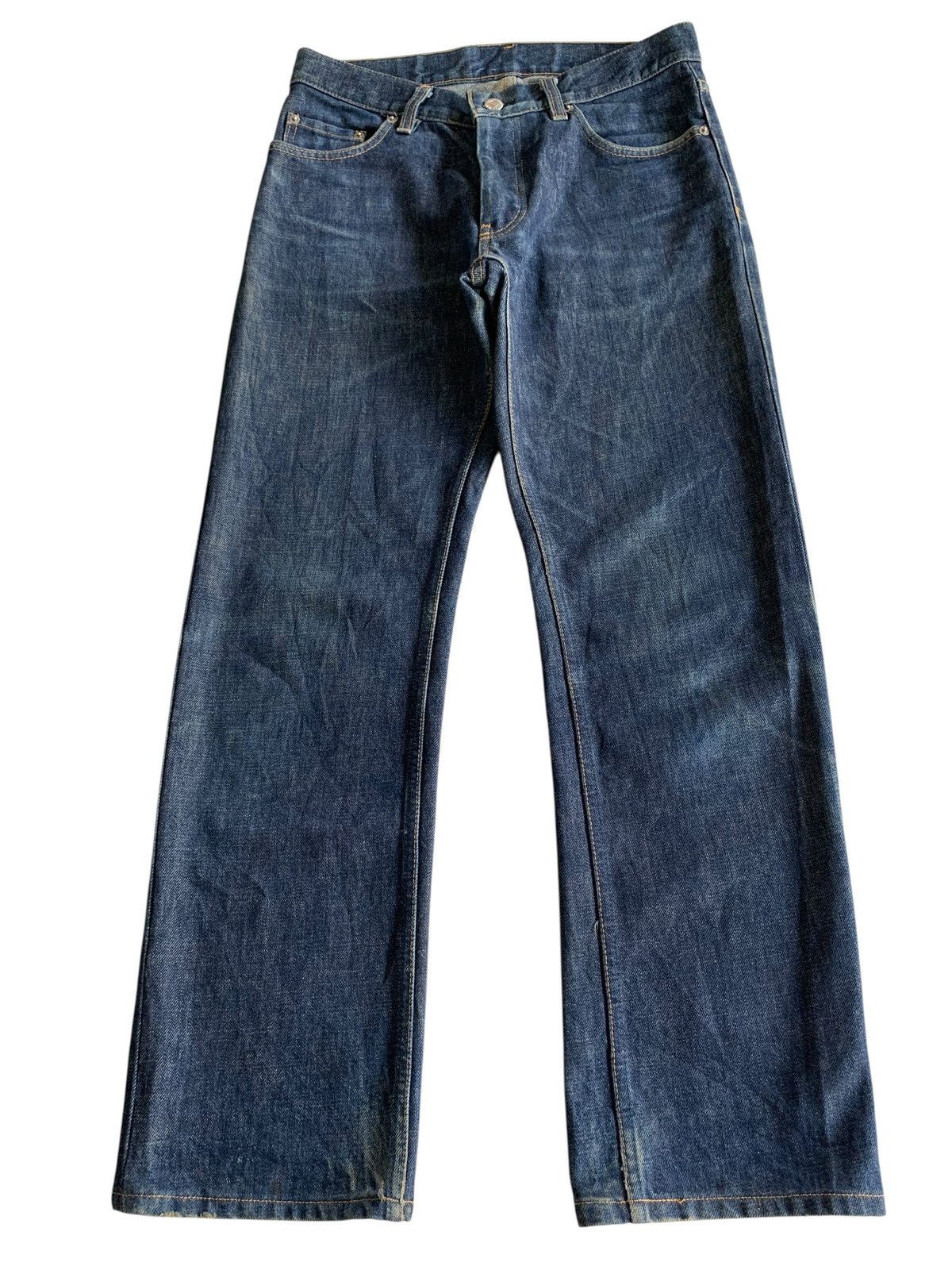 Helmut Lang HELMUT LANG BUTTON FLY CLASSIC DENIM JEANS Size US 29 - 3 Thumbnail
