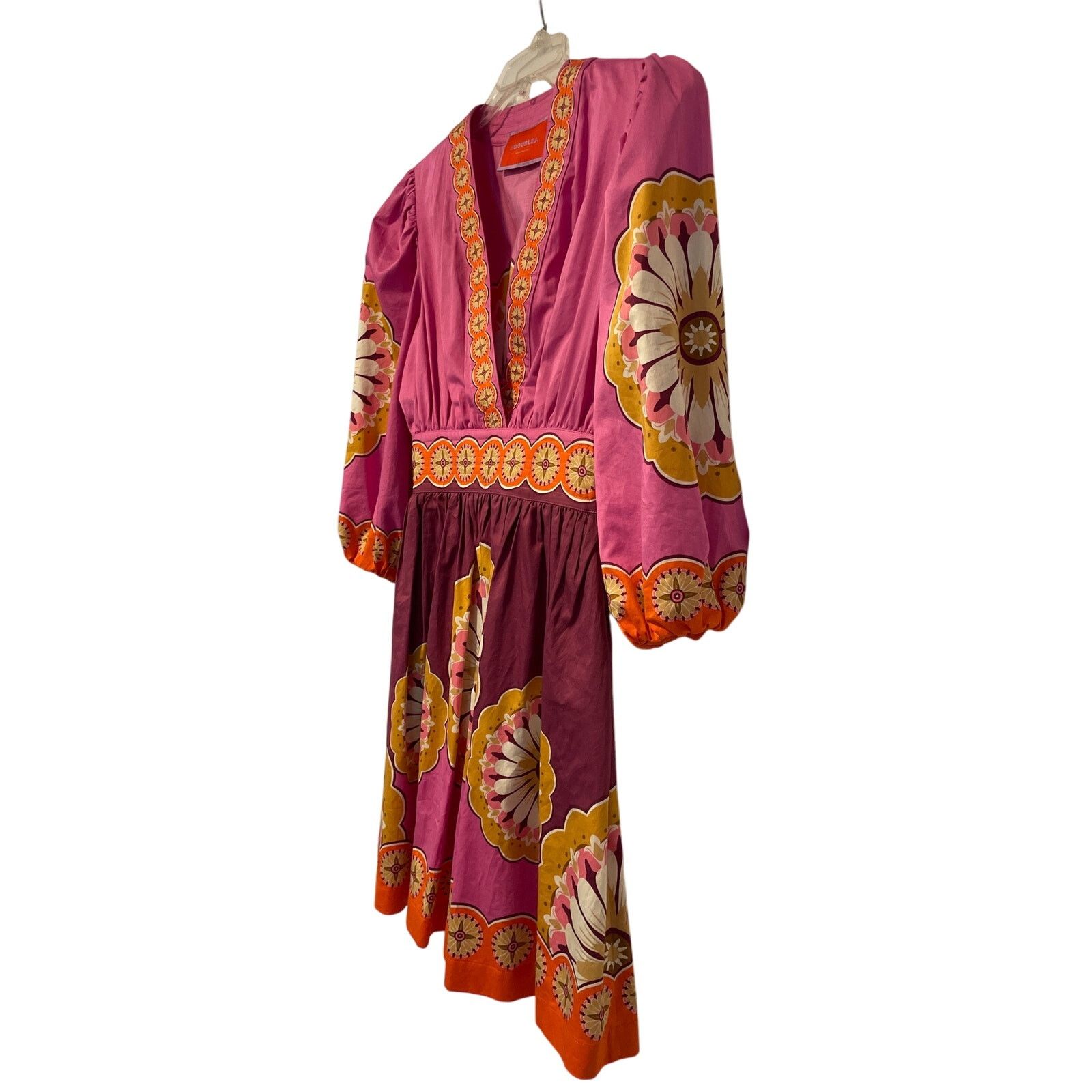 La DoubleJ La DoubleJ Margherita Dress Napoli Plates Placee Pink XS Size XS / US 0-2 / IT 36-38 - 5 Thumbnail
