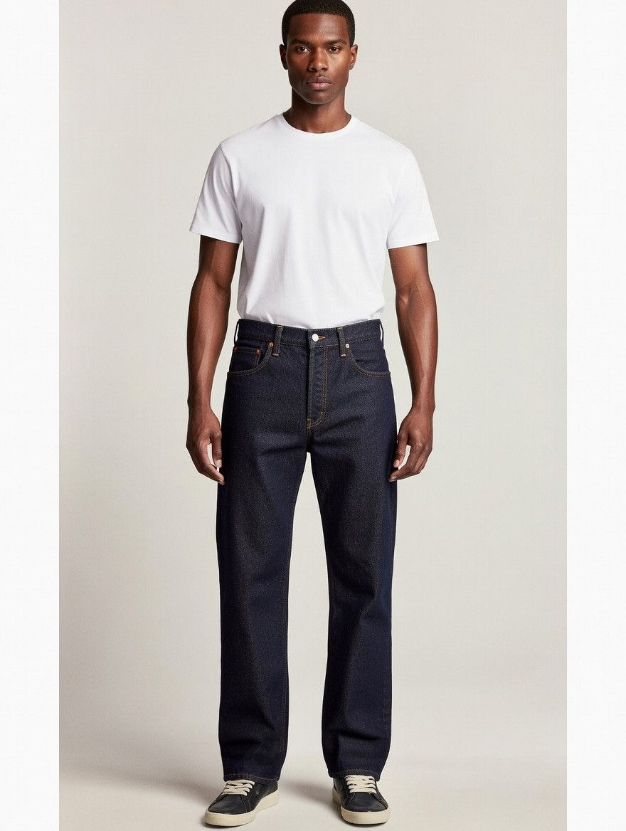 Levi's Levi's Dark Indigo Straight Jeans Size US 28 / EU 44 - 1 Thumbnail