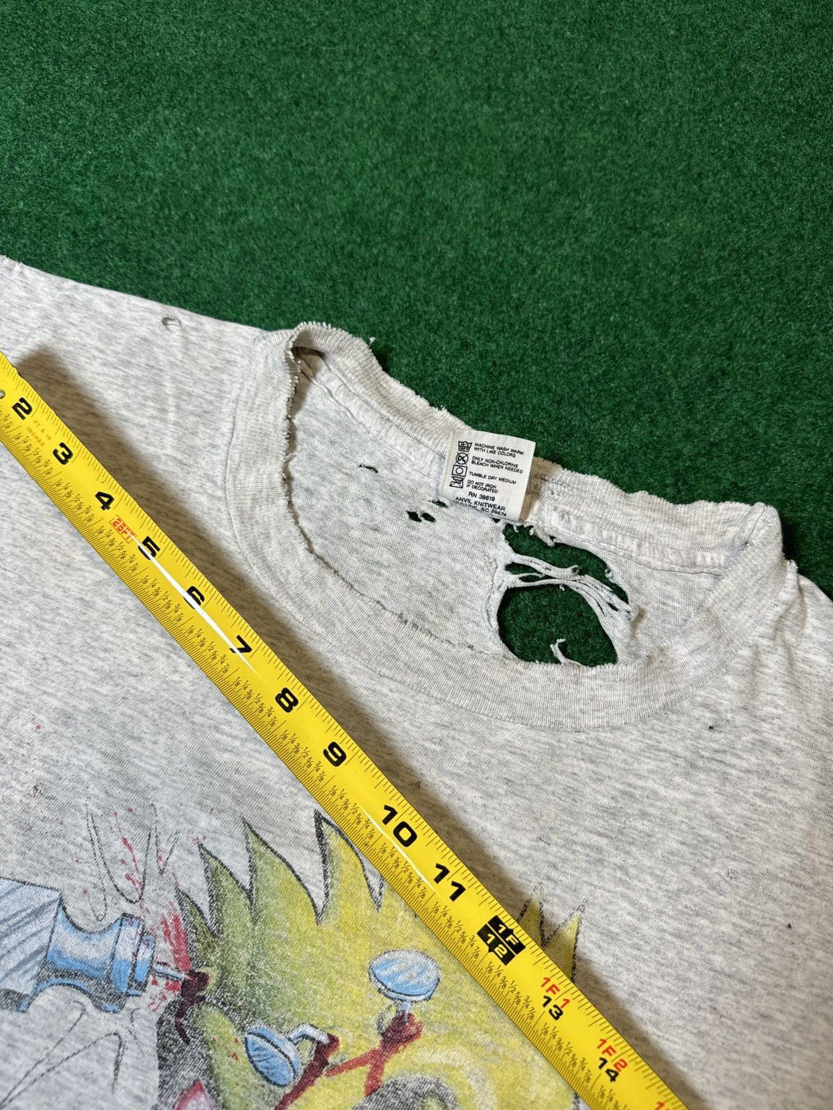 Anvil × Band Tees × Vintage Vtg 90s The Offspring Hammer RARE Cutoff Distressed T Shirt Size US XL / EU 56 / 4 - 8 Thumbnail