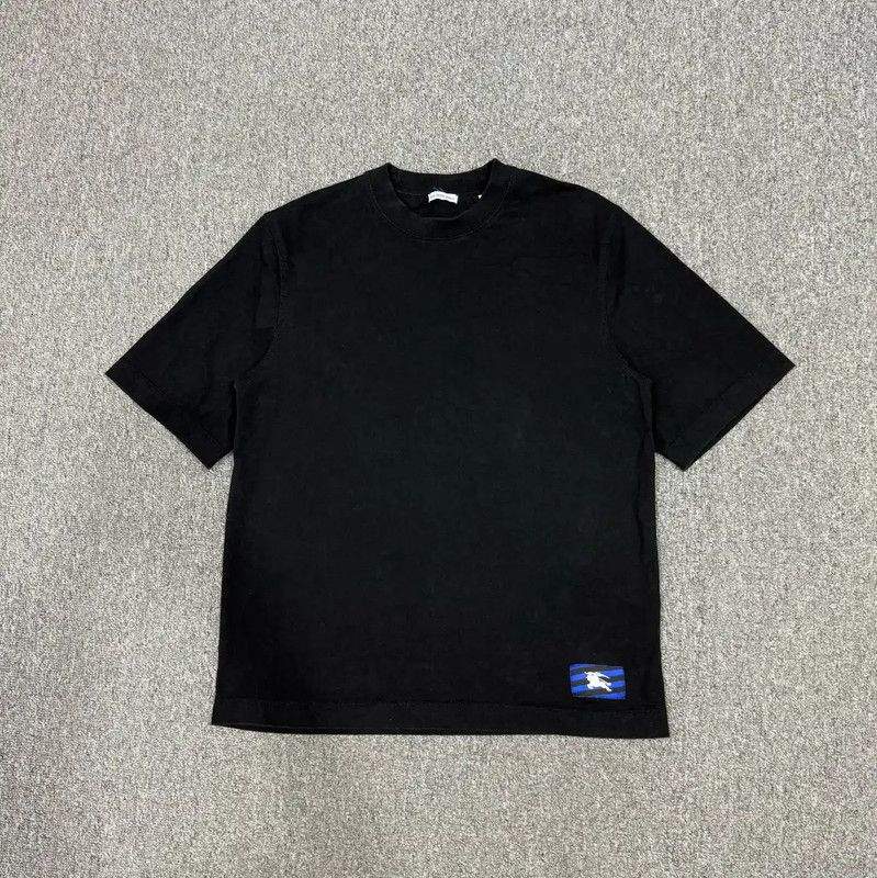 Burberry Burberry Black Cotton T-Shirt for Men Size US S / EU 44-46 / 1 - 1 Thumbnail
