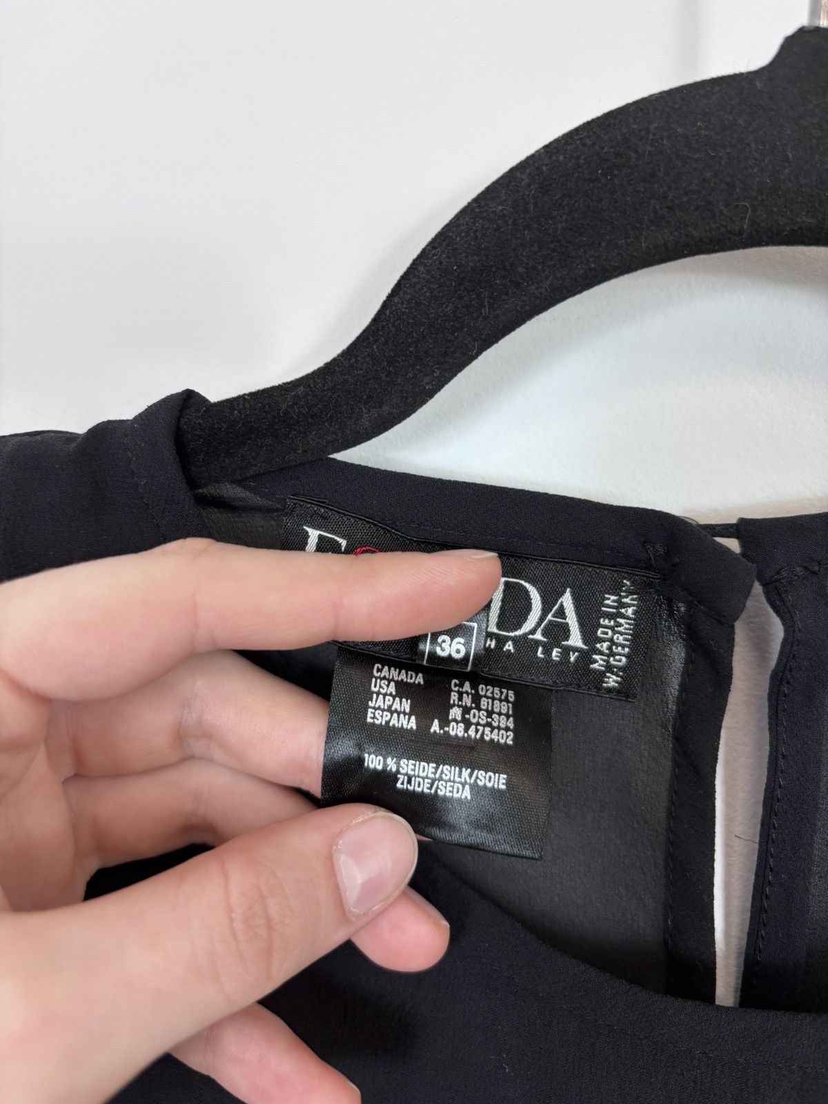 Escada Escada By Margaretha Lay Women’s Black Silk T-Shirt Blouse Size S / US 4 / IT 40 - 7 Thumbnail