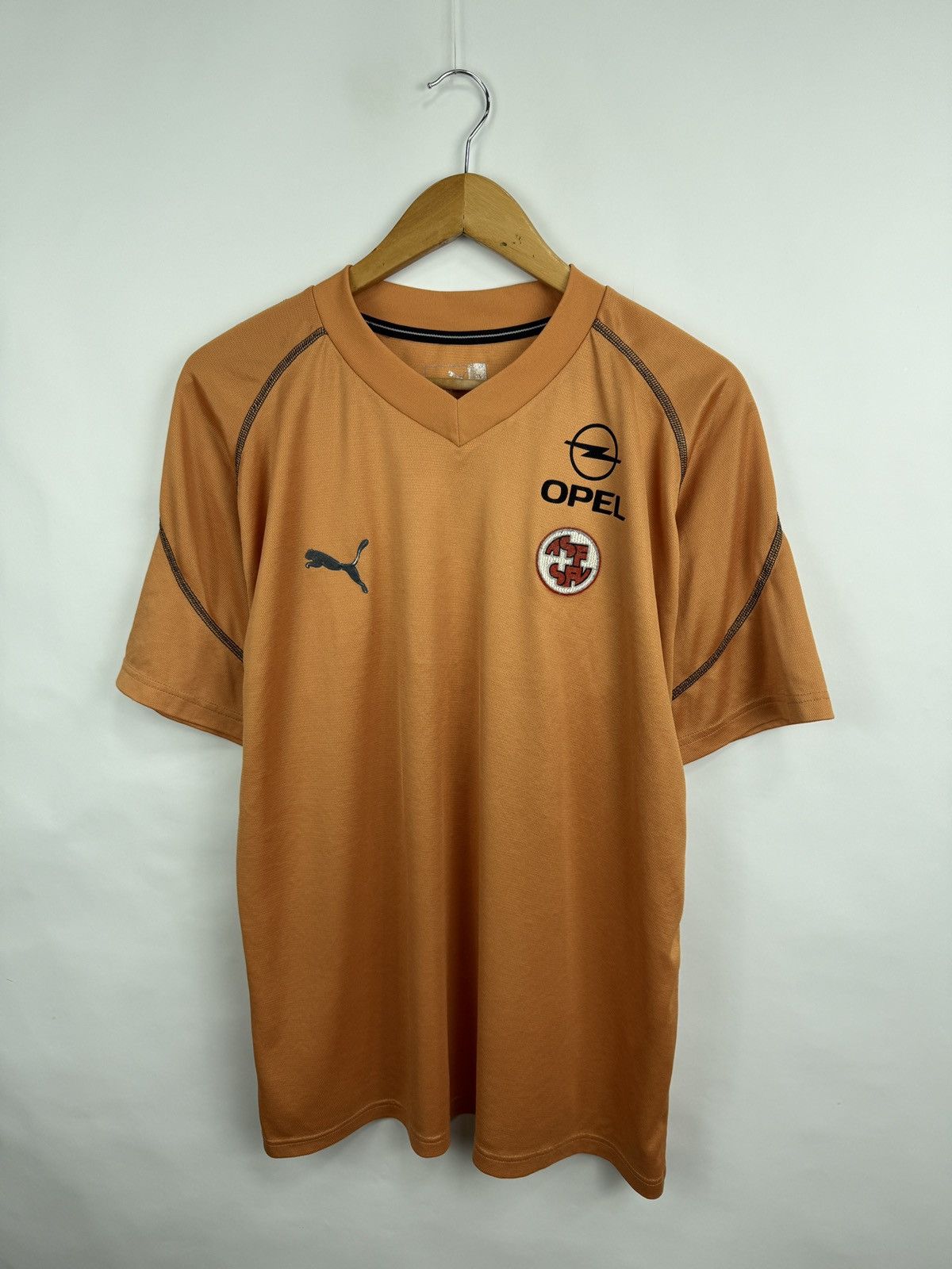 Puma 🇨🇭Vintage 90s Puma Switzerland Opel Suisse Soccer Jersey Y2K Size US M / EU 48-50 / 2 - 3 Thumbnail