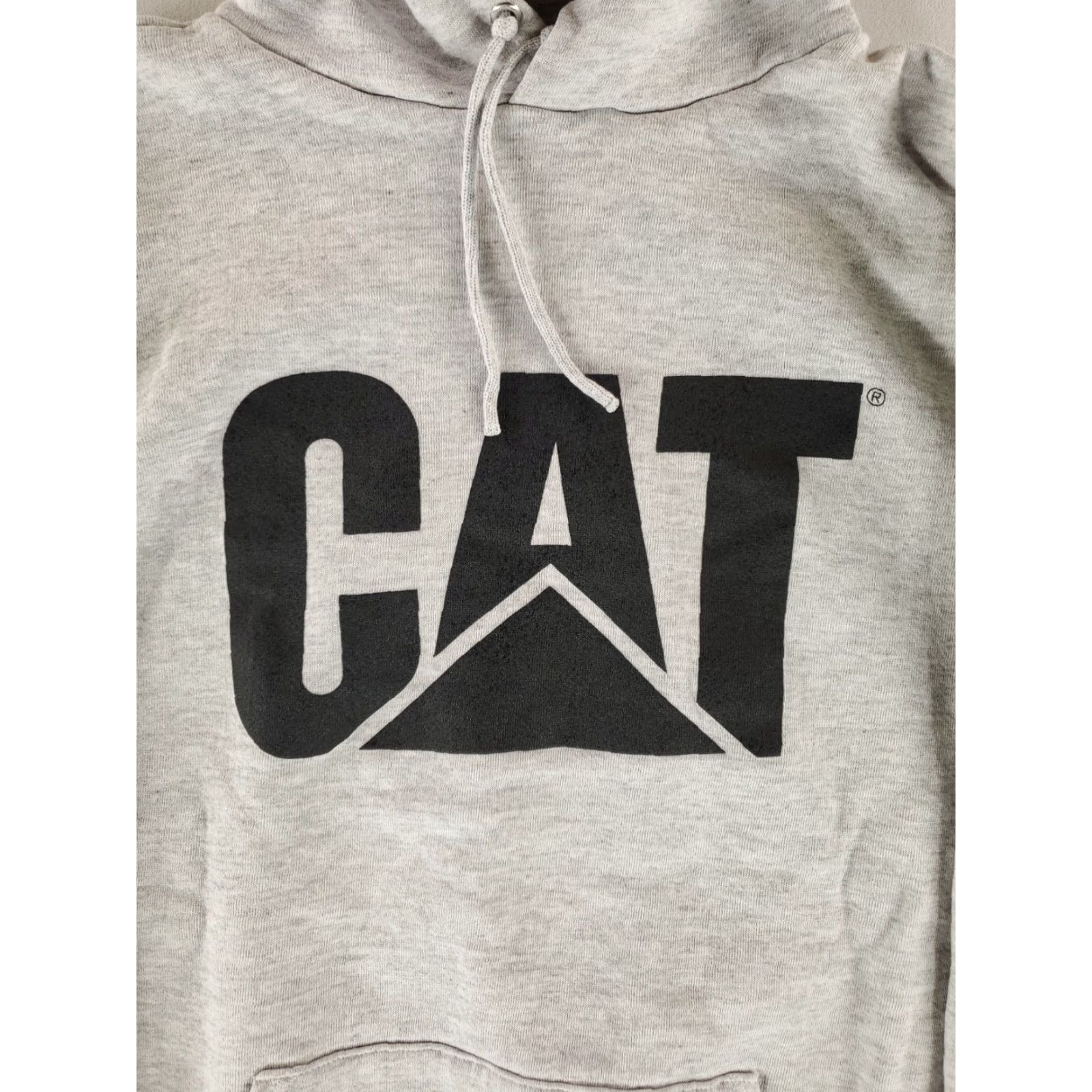 Jerzees VINTAGE Jerzees Super Sweats VTG 90s CAT Caterpillar Gray Hoodie Sweatshirt USA Mens XL Men Hoodie Gray Pullover CAT Caterpillar 90s Mens XL Size US XL / EU 56 / 4 - 3 Thumbnail