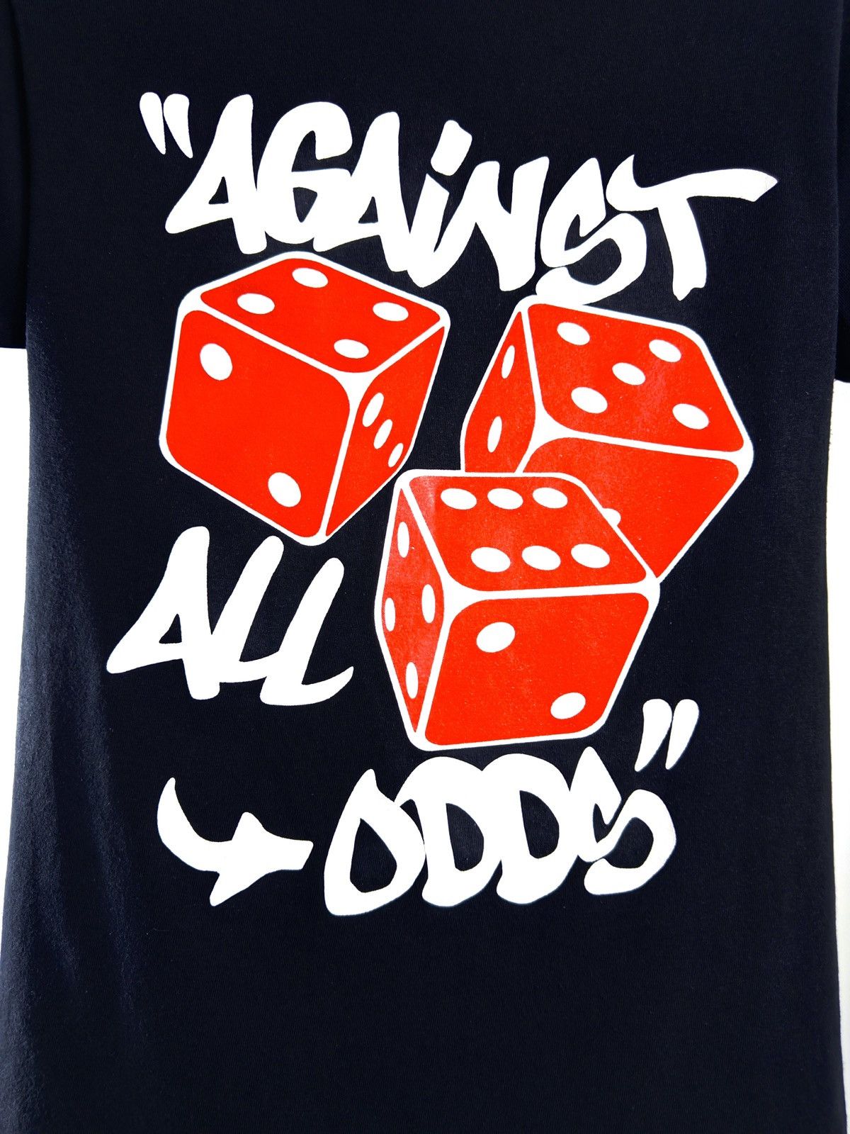 Rap Tees 00s Vintage Against All Odds Dice Graphic Tee T Shirt Size US S / EU 44-46 / 1 - 3 Thumbnail