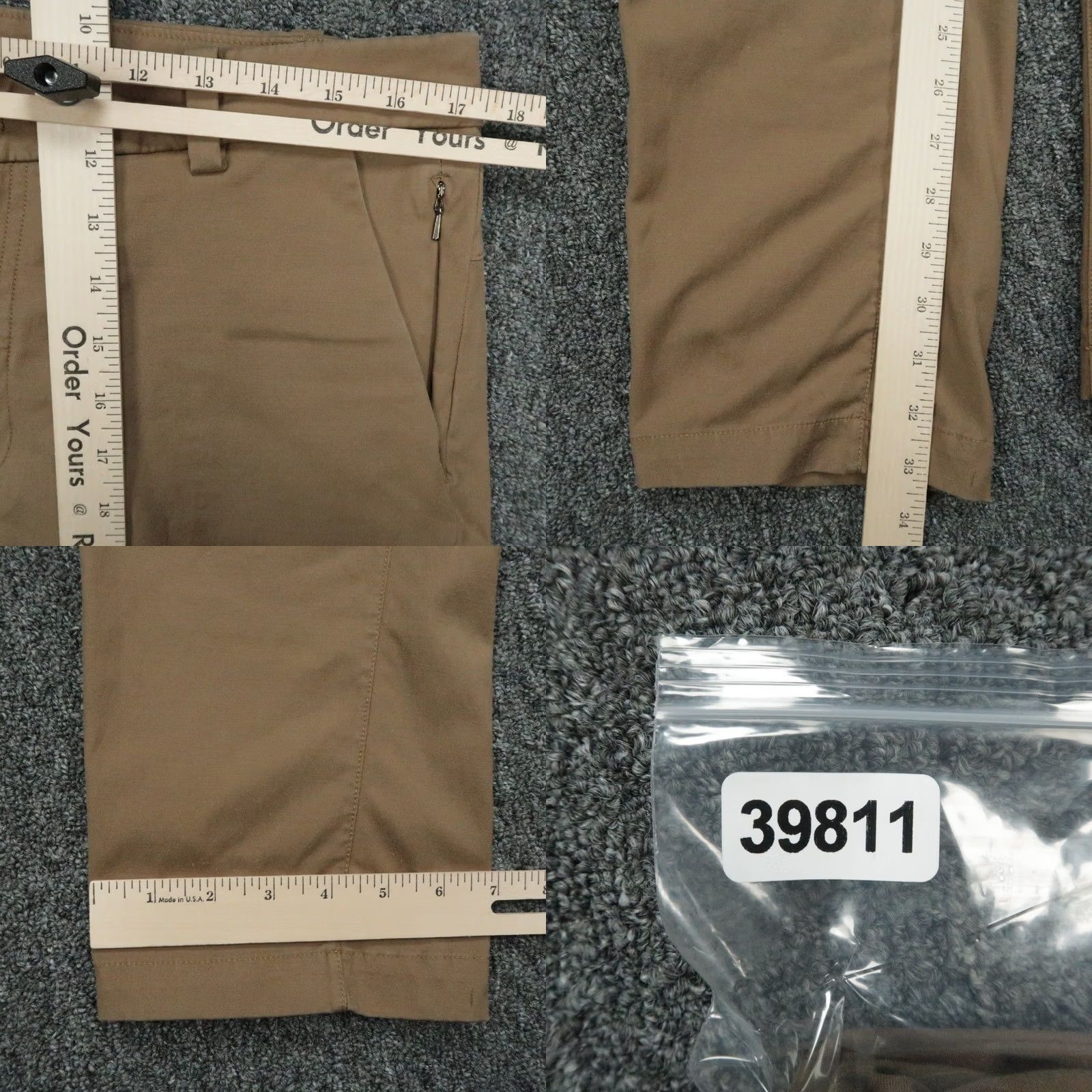 Lululemon Lululemon Pants Mens 34x33 Brown Commission Qwick Chino Zip Pocket Trouser Pants Mens Regular 34 Brown Pockets Stretch Front Flat Front 90s? Size US 34 / EU 50 - 8 Thumbnail
