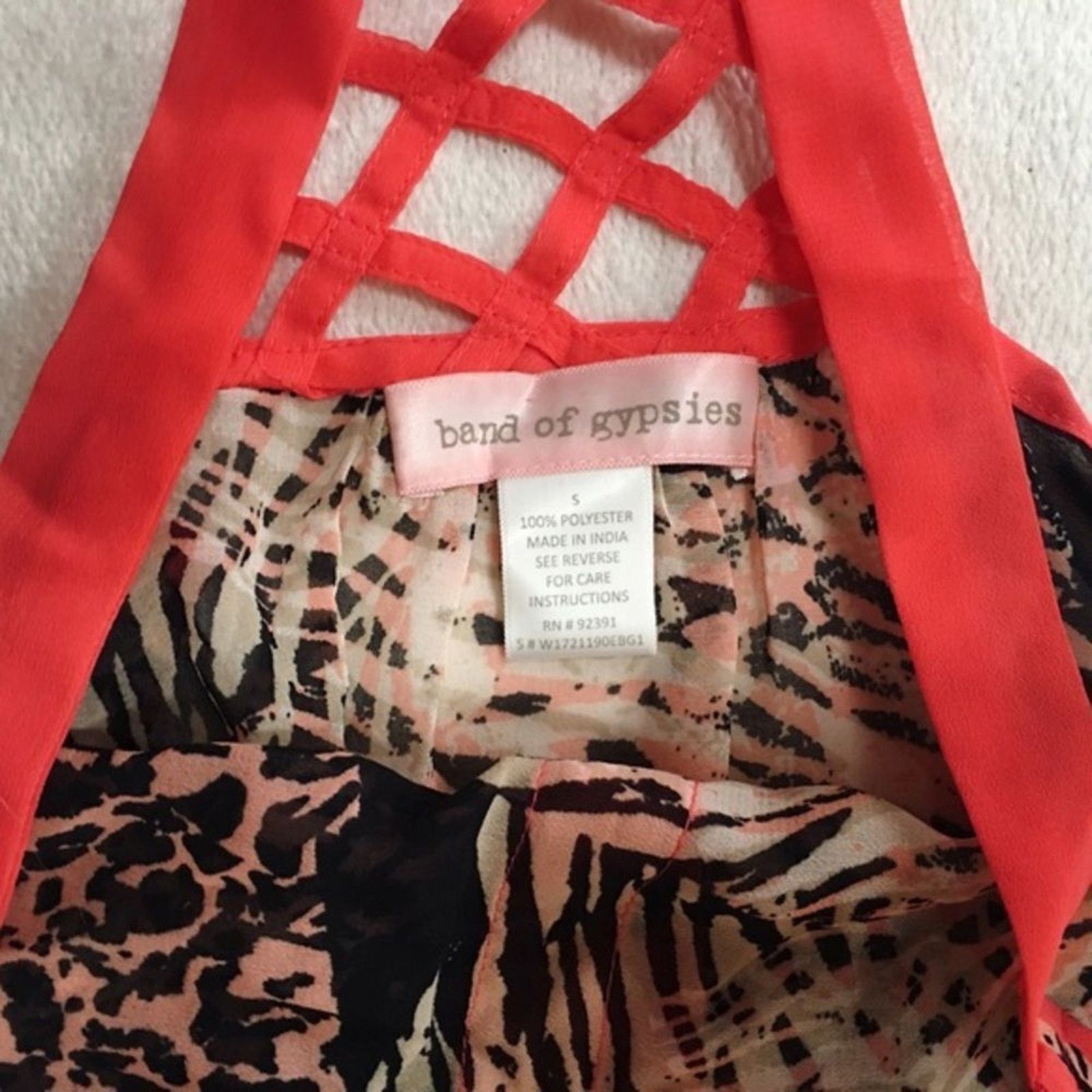 Other Band of Gypsies Semi-Sheer Animal Print Tank Top | Sz S Size S / US 4 / IT 40 - 4 Thumbnail