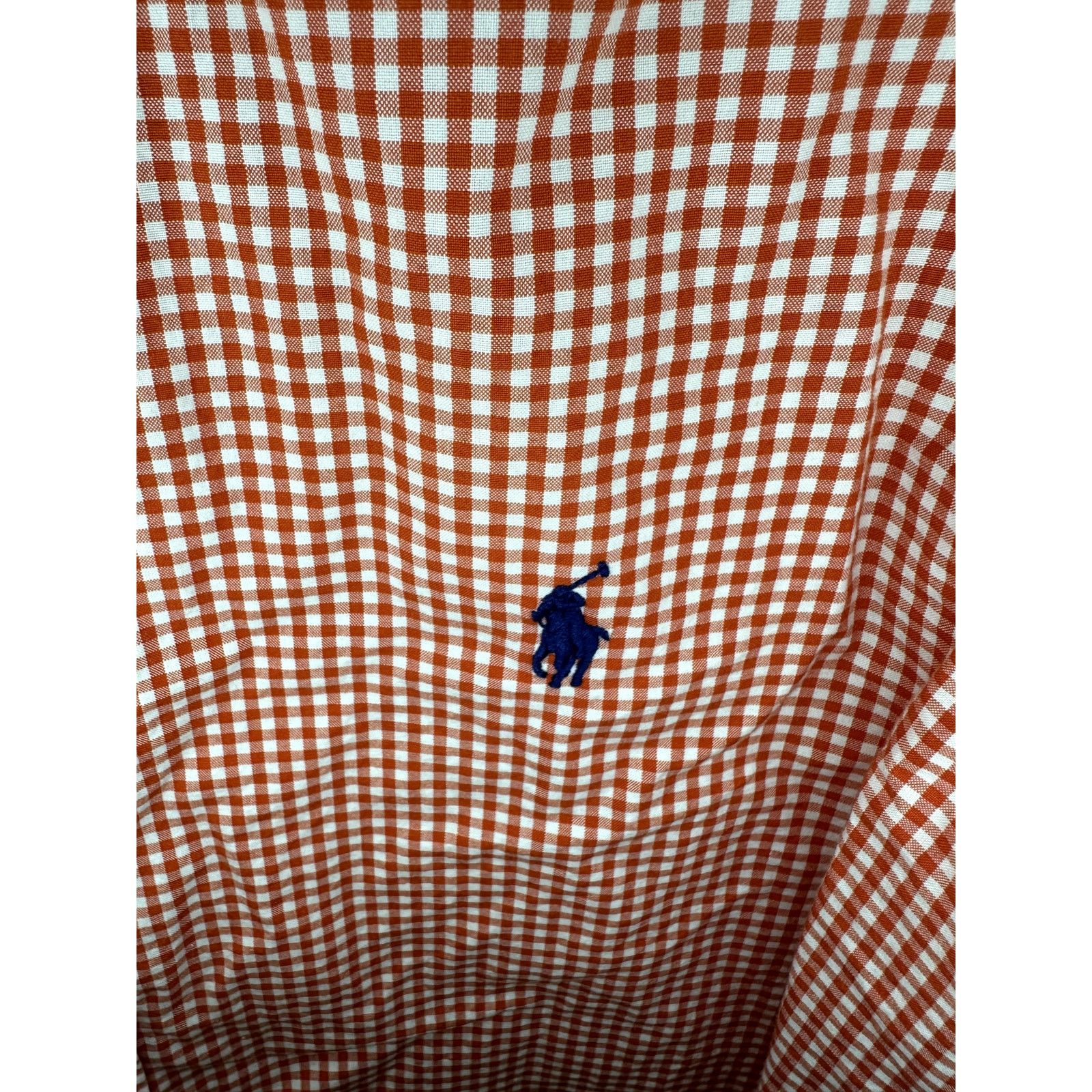 Ralph Lauren Ralph Lauren Check Long Sleeve Button Down Shirt Orange S Size US S / EU 44-46 / 1 - 5 Thumbnail