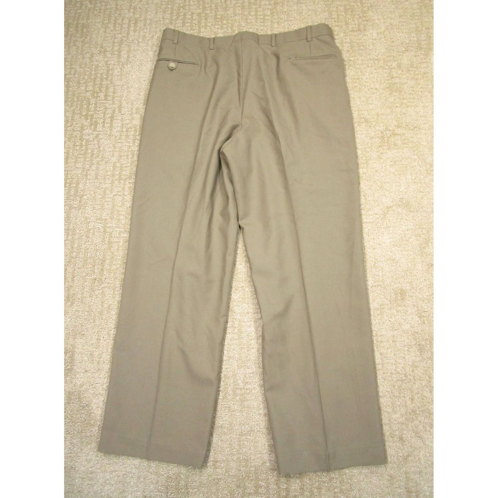 Brooks Brothers VINTAGE Brooks Brothers Pants Men 36 Brown Dress Slacks Pleated Trousers USA 90s Mens Regular 36 Brown Dress Pants Size US 36 / EU 52 - 3 Thumbnail