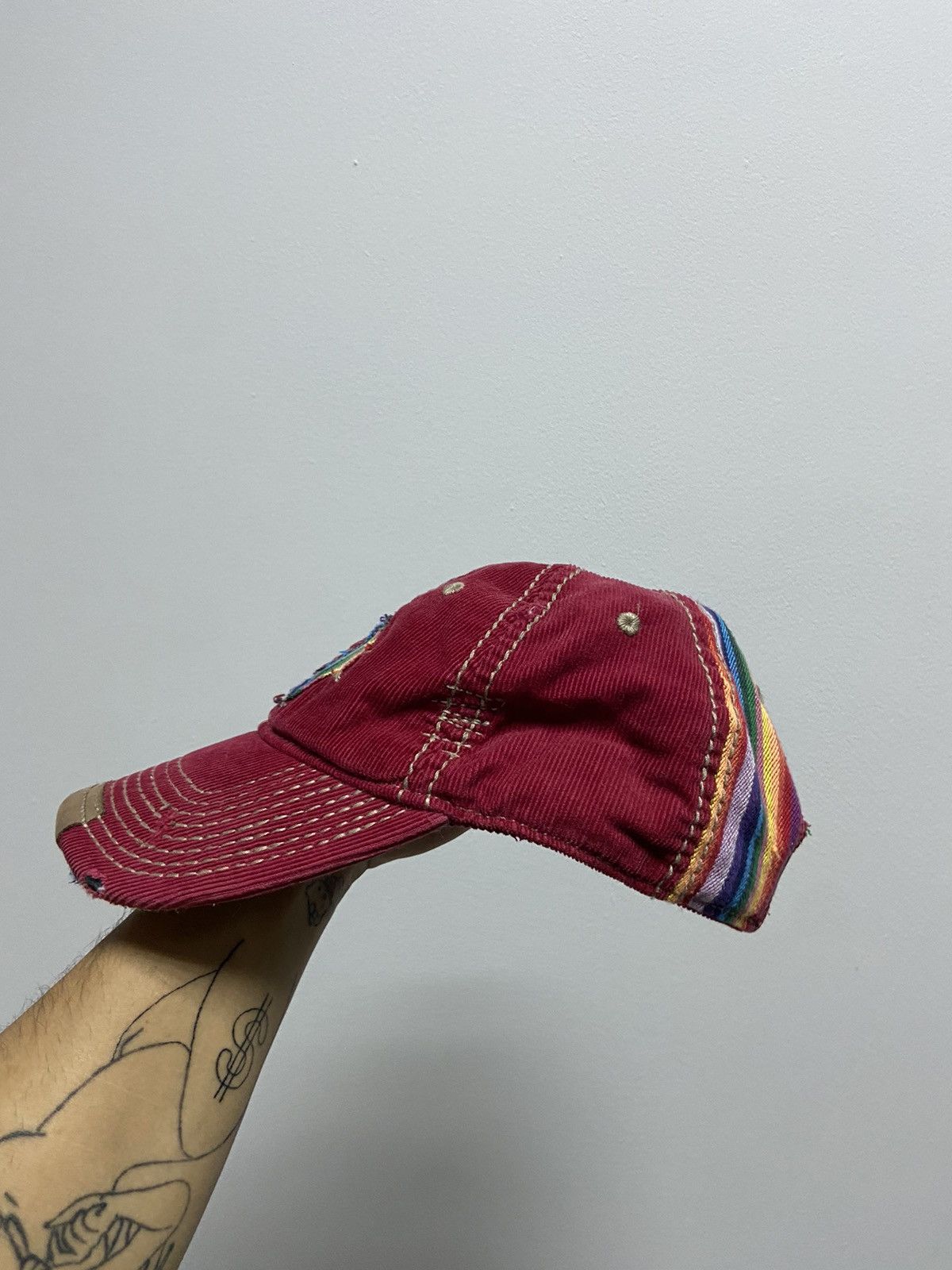 True Religion × Vintage True Religion Cap Vintage Big Logo Skate Sk8 Y2K Rainbow Size ONE SIZE - 3 Thumbnail