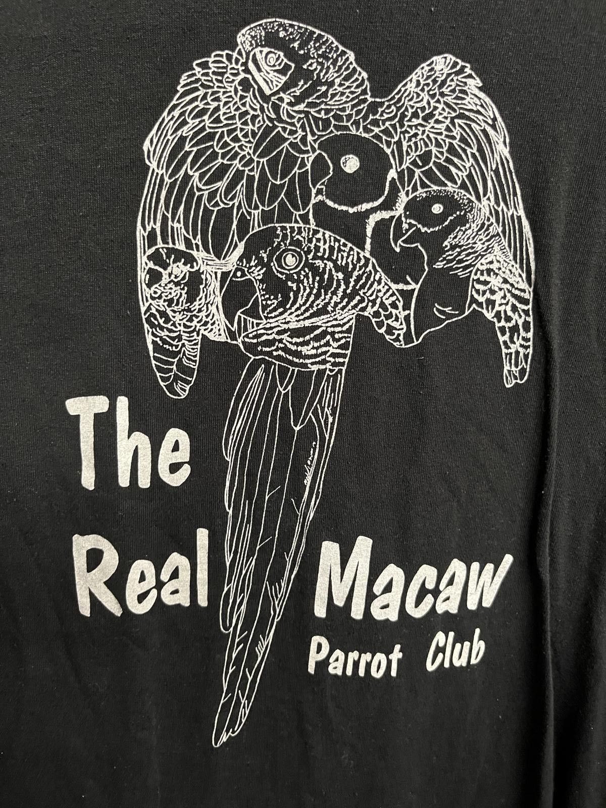 Jerzees VTG The Real Macaw Parrot Club T-shirt Parrot Tee XXL Size US XXL / EU 58 / 5 - 3 Thumbnail