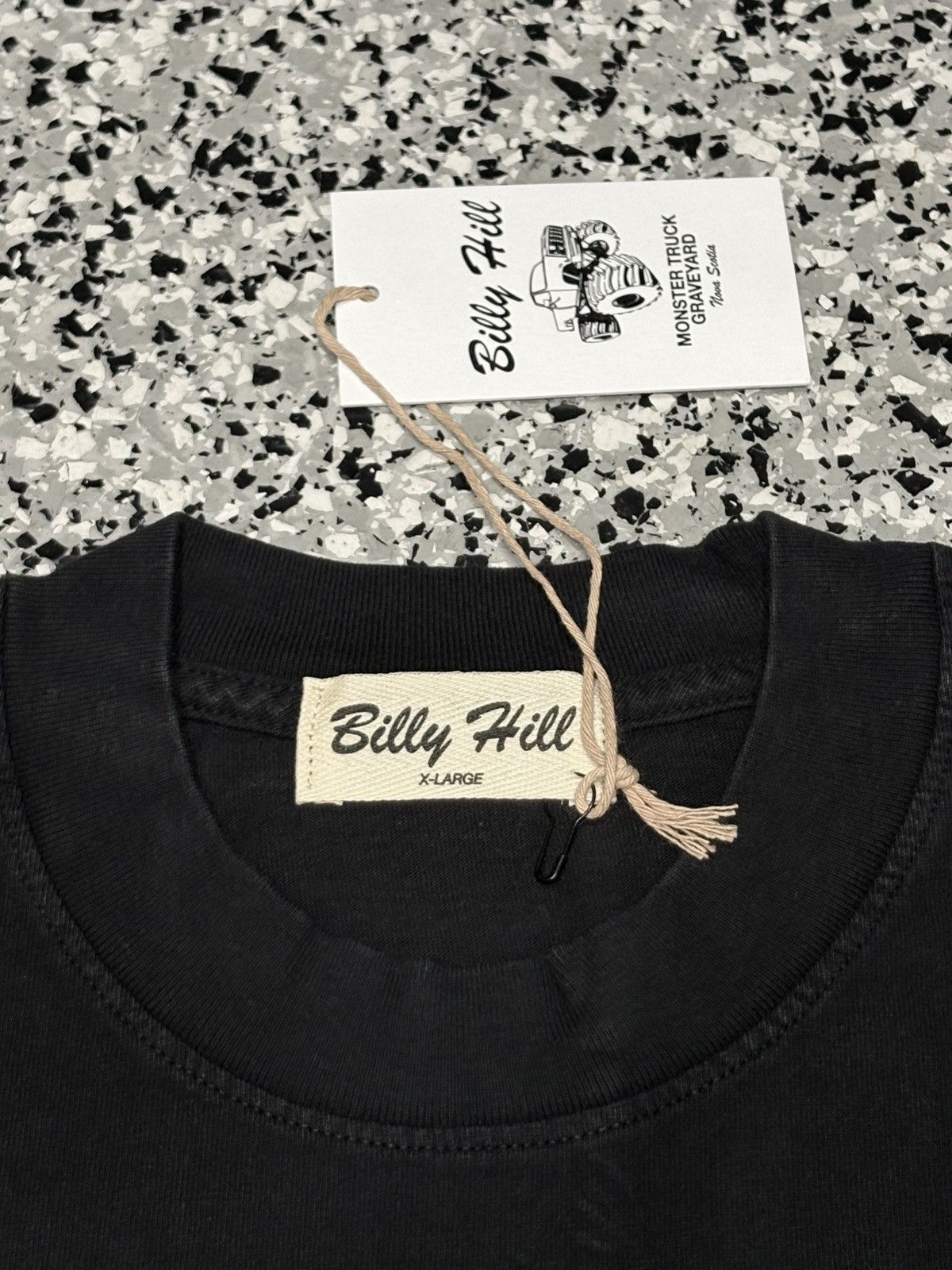 Billy Hill 2024 Billy Hill Black/White “Double Logo” T-Shirt Size XL Size US XL / EU 56 / 4 - 3 Thumbnail