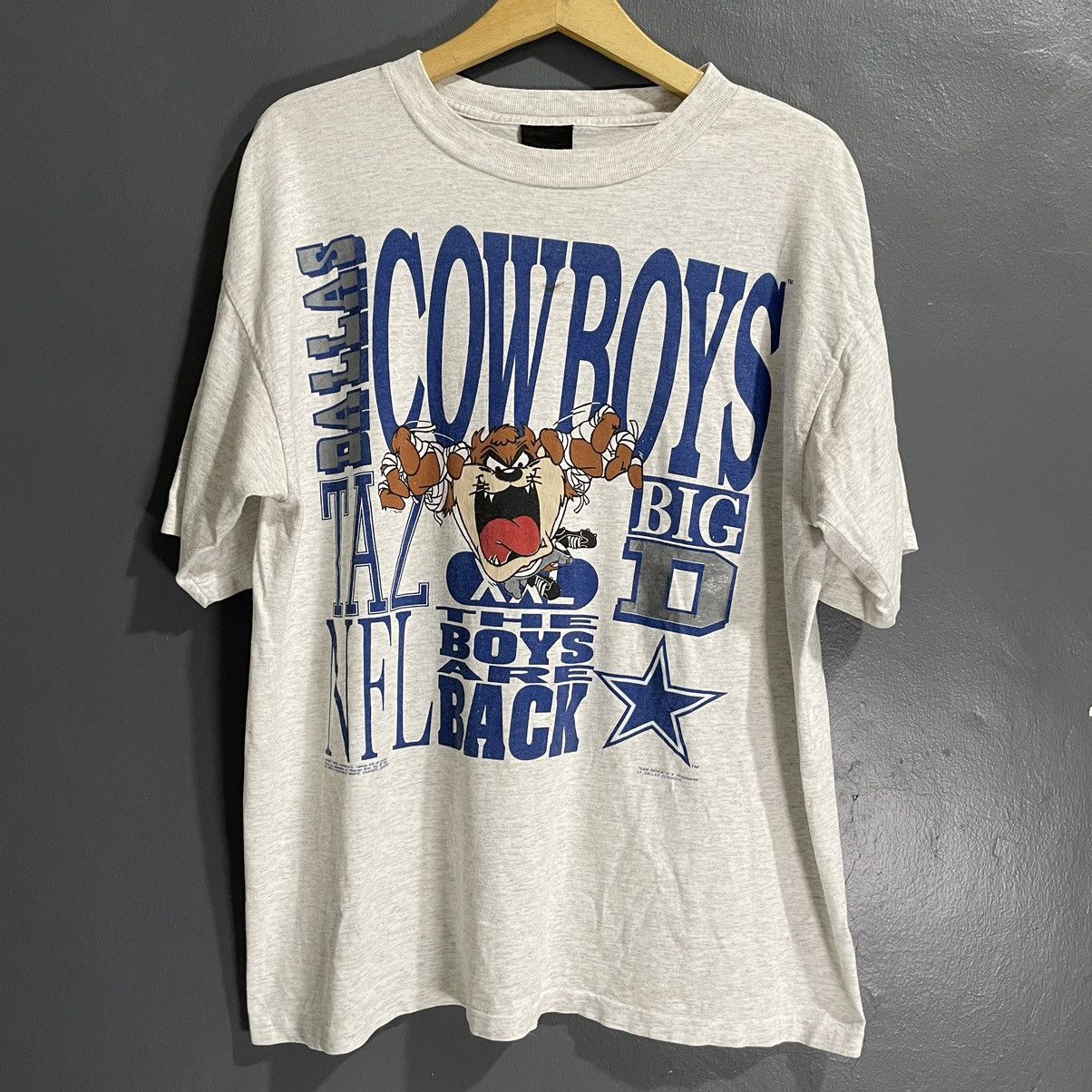 Vintage dallas cowboys tazmania 92 Size US XL / EU 56 / 4 - 1 Thumbnail