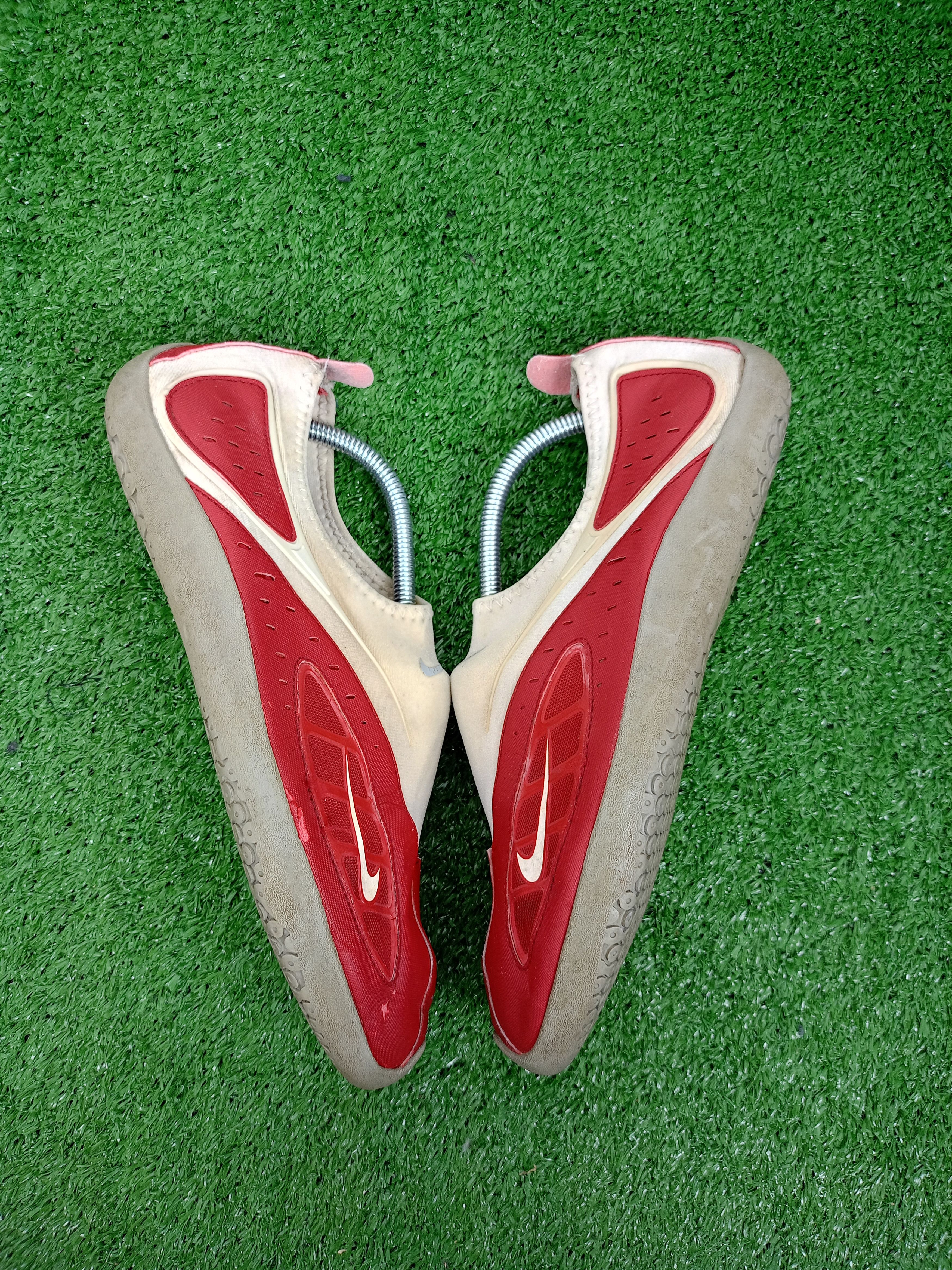 image of Air Nike Acg Aqua Gorpcore Size 10 Sneakers Shoes in Cream/Red, Men's