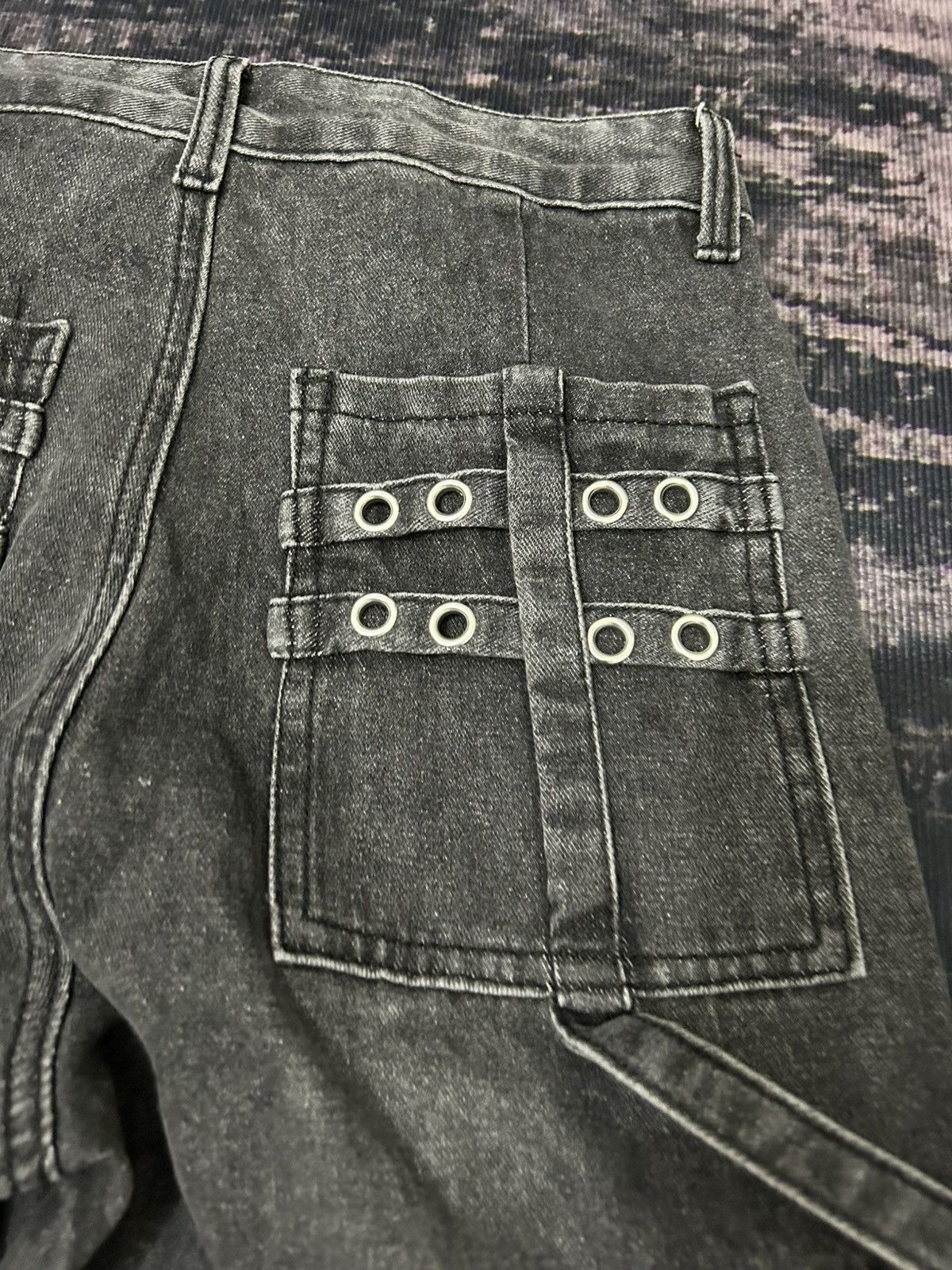 Tete Homme Romwe Cargo Bondage Flare Jeans Size US 28 / EU 44 - 11 Thumbnail