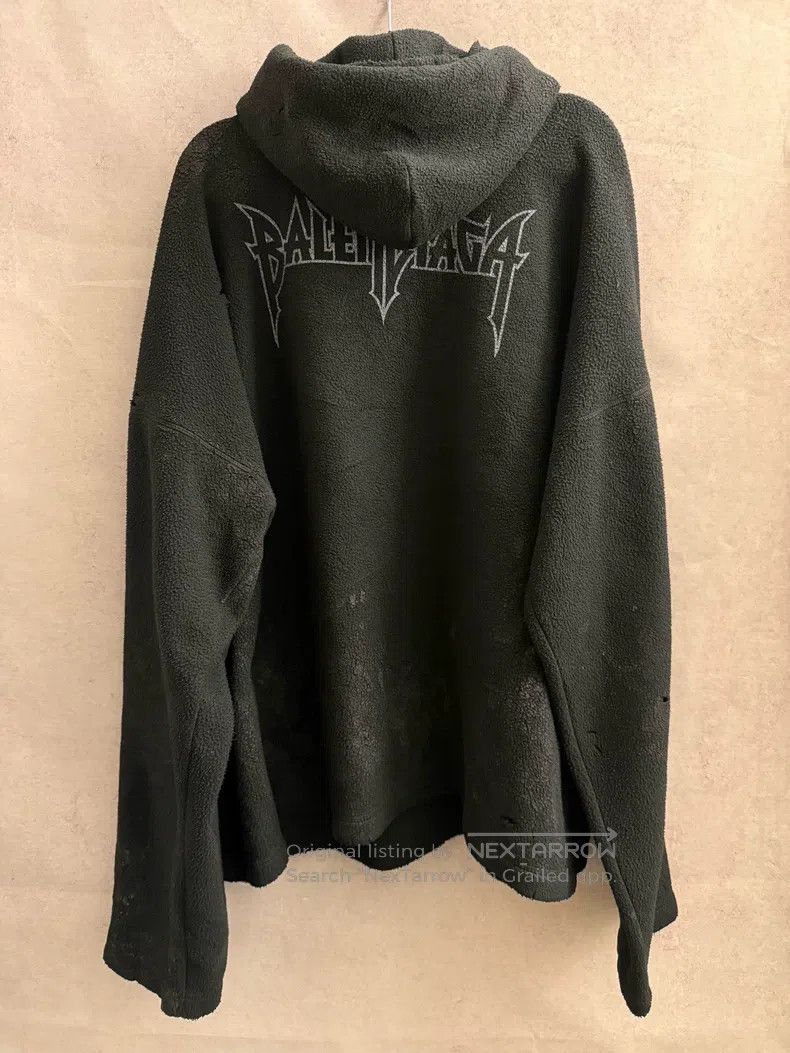 Balenciaga Balenciaga Fleece tower sweater aged mud-dye sweater hoode Size US M / EU 48-50 / 2 - 3 Thumbnail