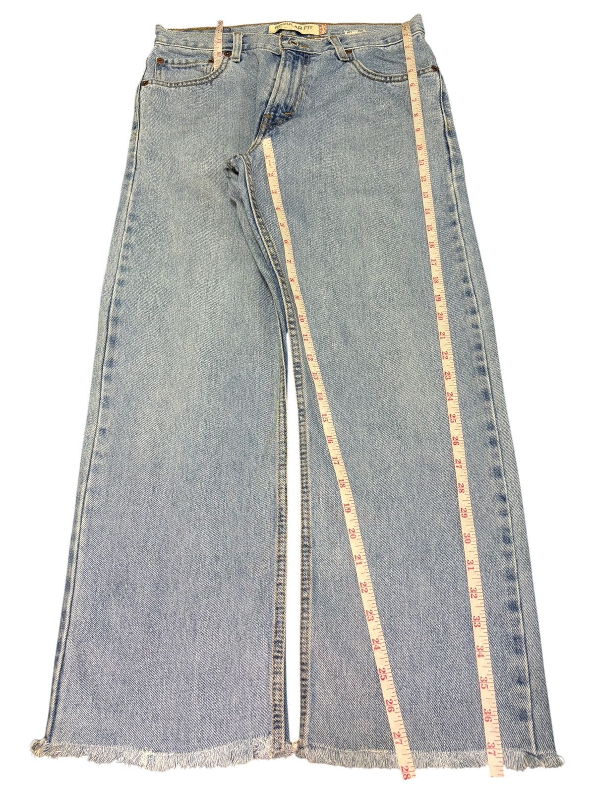 Levi's Vintage 90s Levis 505 Frayed Blue Wash Loose Jeans Size US 30 / EU 46 - 7 Thumbnail