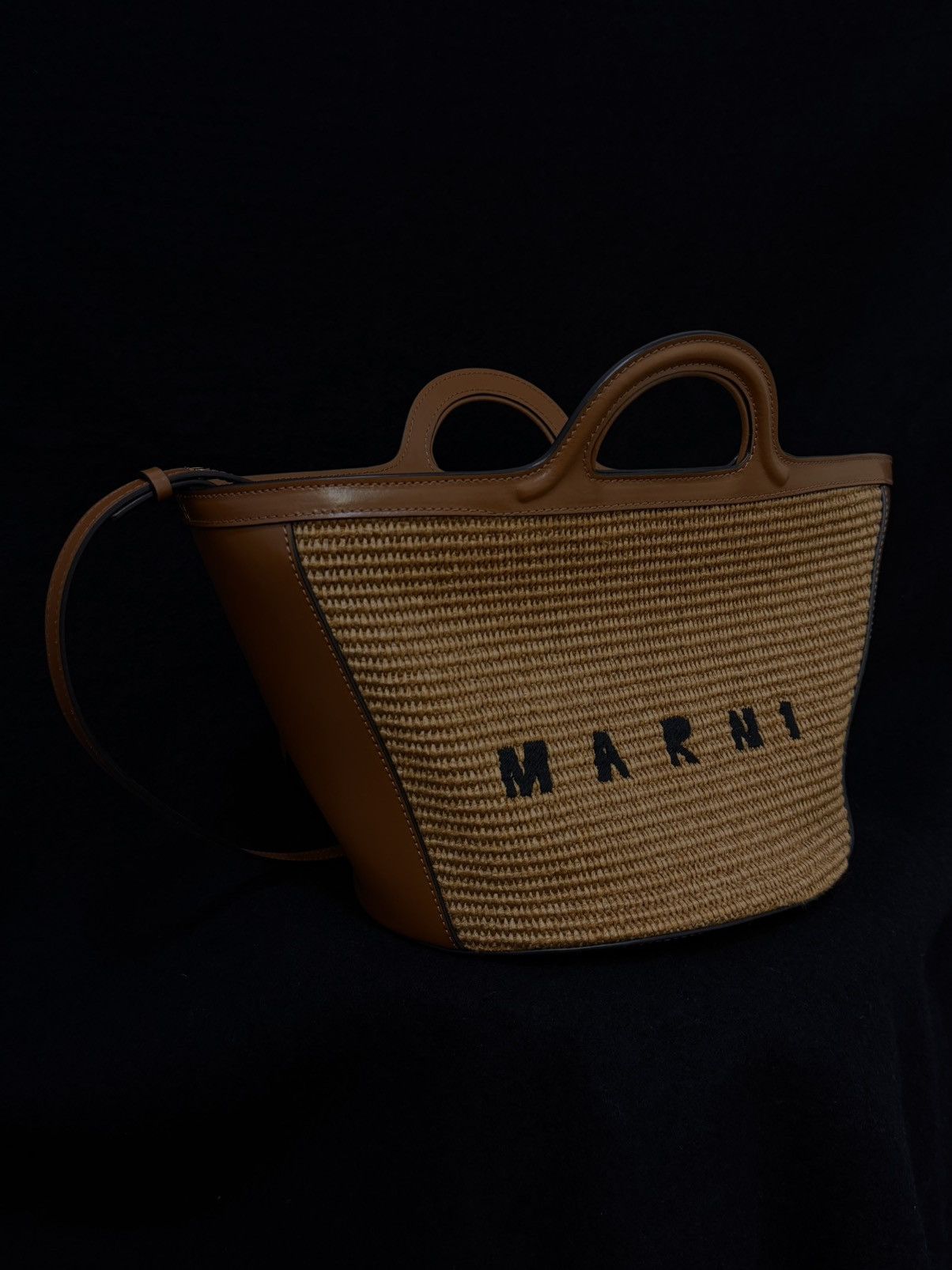 Marni MARNI Tropicália Small Tote – Raw Sienna Size ONE SIZE - 2 Thumbnail