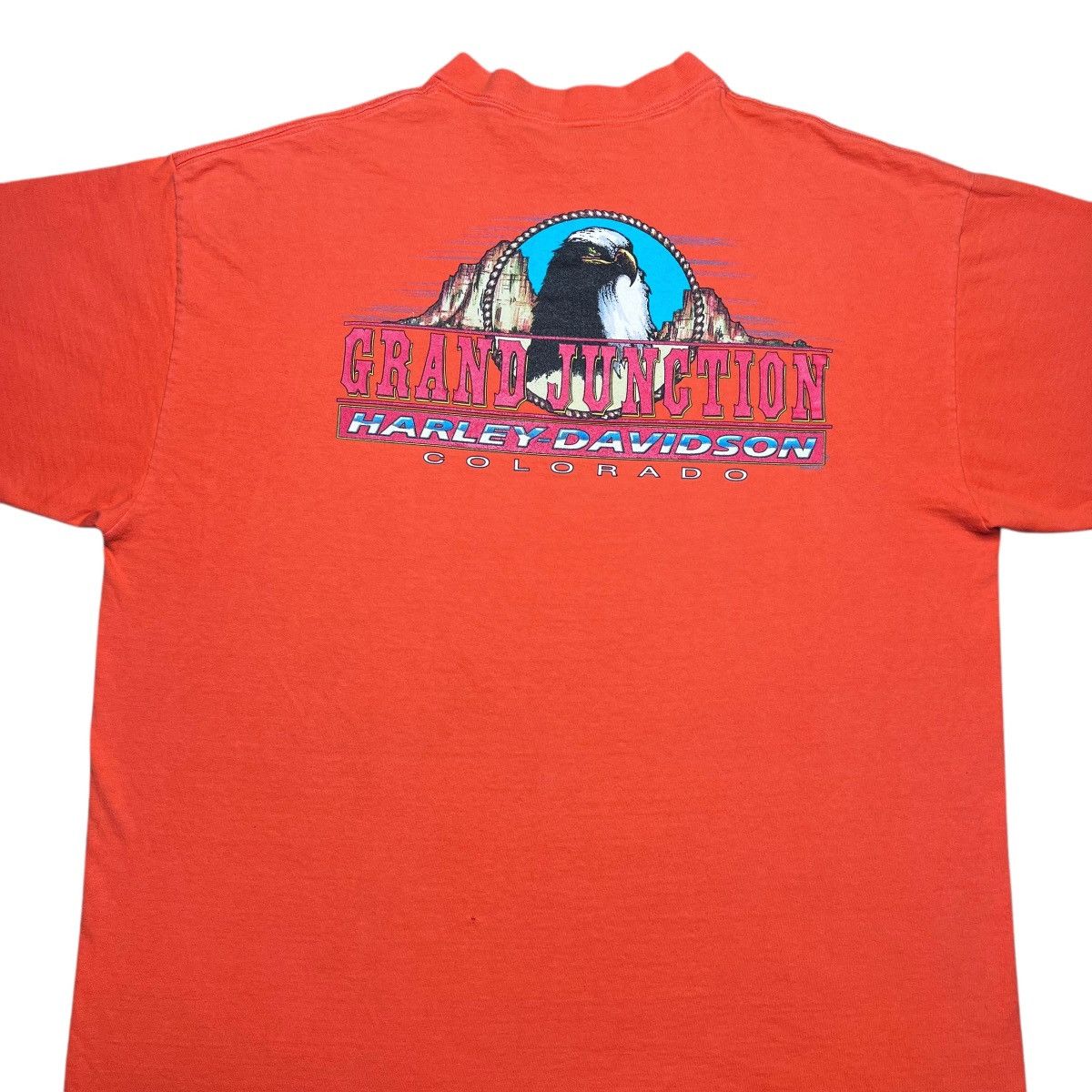 Harley Davidson × Vintage 2000s Harley Davidson Motorcycles Grand Junction Graphic Tee Size US XXL / EU 58 / 5 - 11 Thumbnail