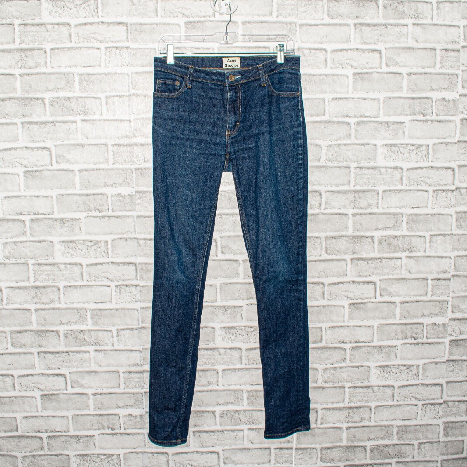 Acne Studios Acne Studios Women's Flex Raw Reform Denim Jeans Blue Size 28" / US 6 / IT 42 - 10 Thumbnail