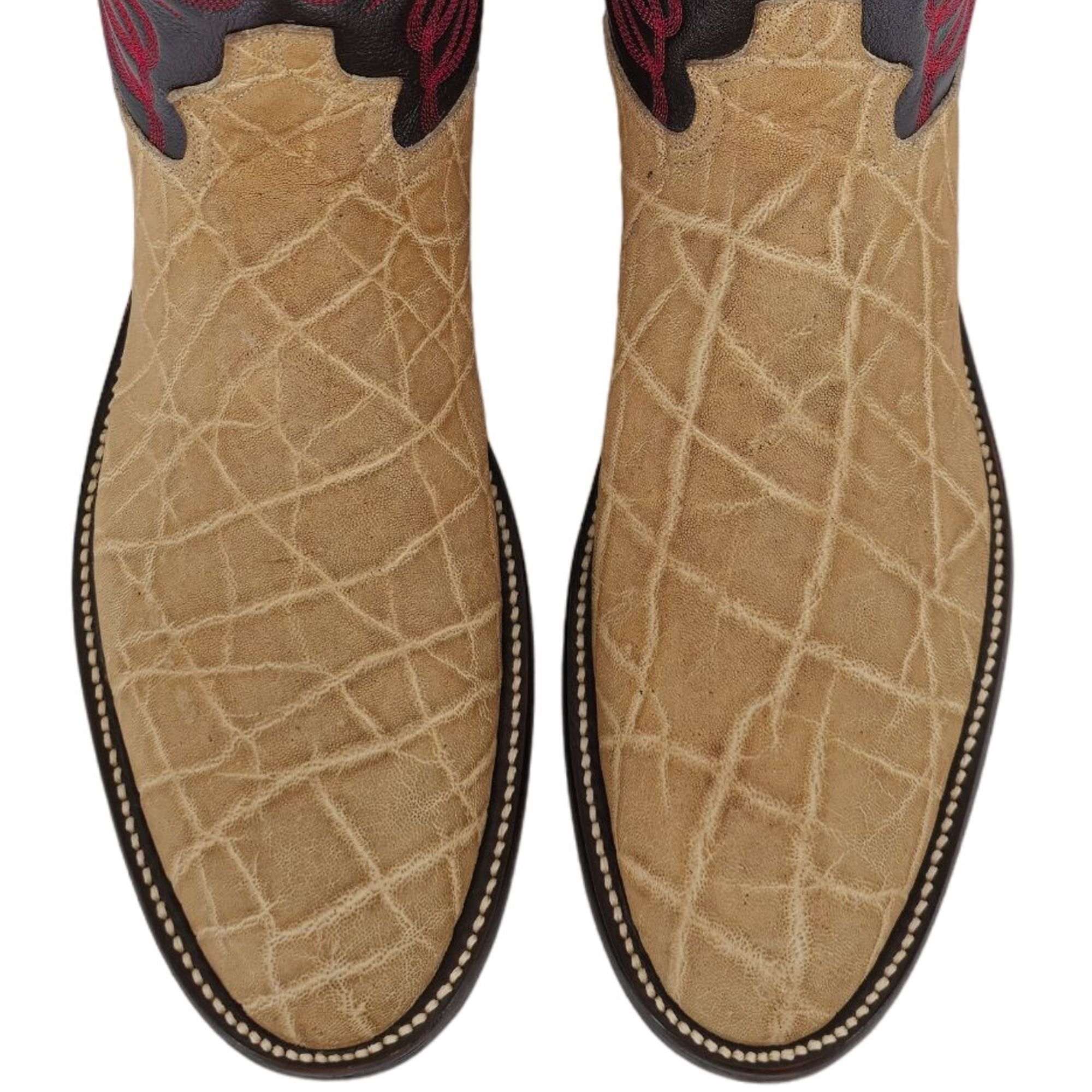 Other NEW Custom Exotic Elephant Mens 12 Brown Cowboy Western Boot Size US 12 / EU 45 - 2 Thumbnail