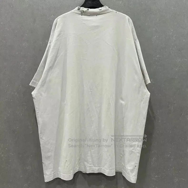 Balenciaga Balenciaga Perforated Collar Hole Short Sleeve. Size US S / EU 44-46 / 1 - 2 Thumbnail