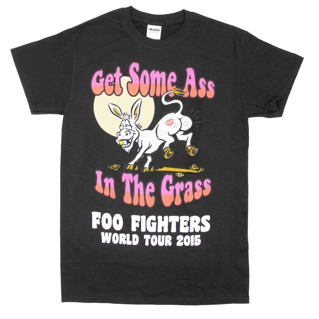Designer T-shirt Foo Fighters Tour Tee - Get Some Ass In The Grass Size US S / EU 44-46 / 1 - 1 Thumbnail