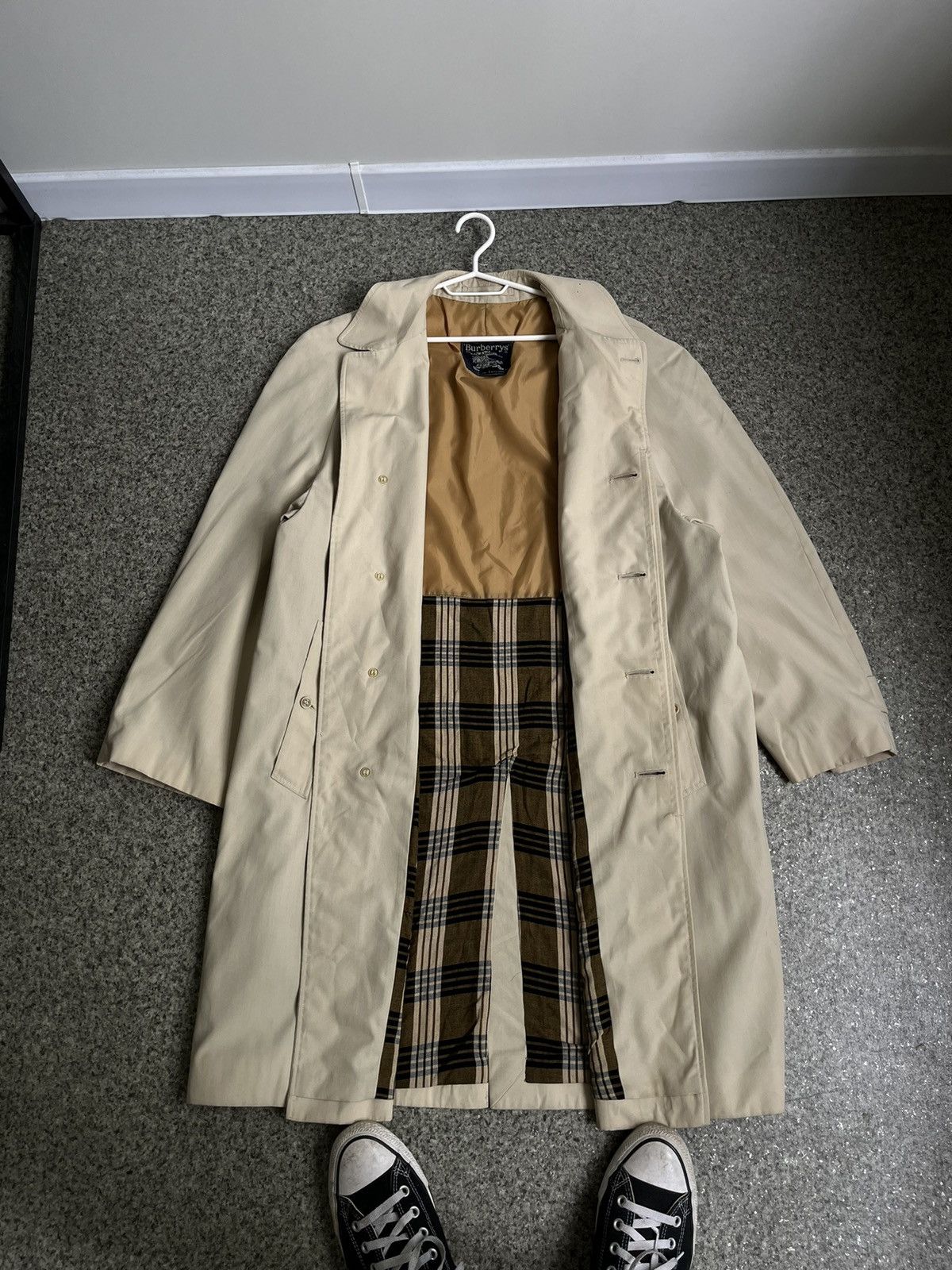 Burberry Vintage Burberry Rain Coat Reg 42 Size US L / EU 52-54 / 3 - 1 Thumbnail