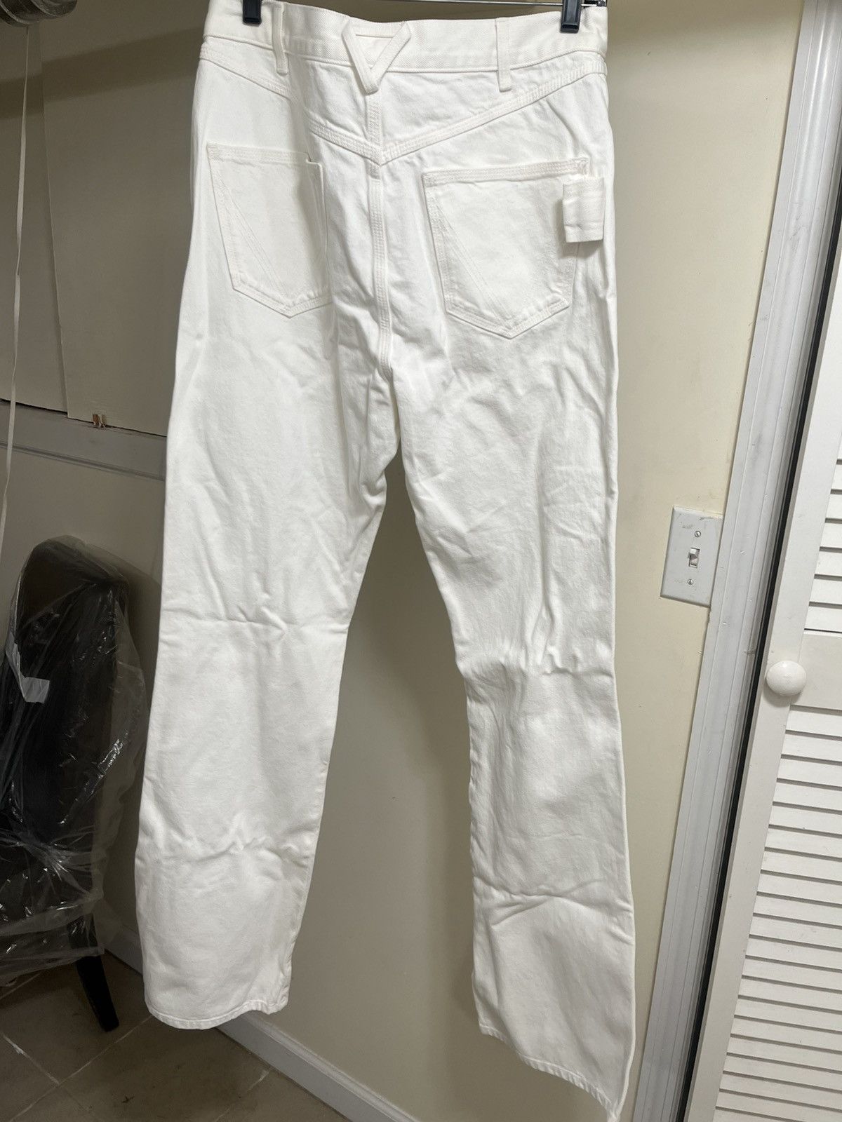 Bottega Veneta Bottega Veneta White Jean Sz 46 Size US 30 / EU 46 - 7 Thumbnail