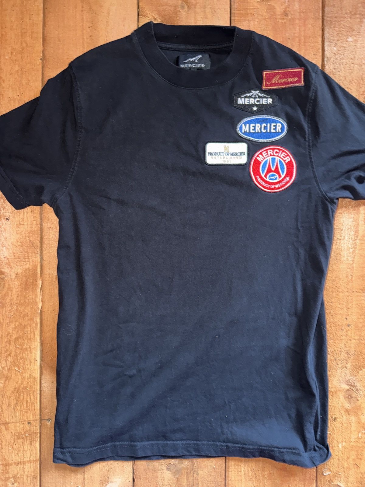 Other Mercier black stylish tshirt Size US L / EU 52-54 / 3 - 1 Thumbnail