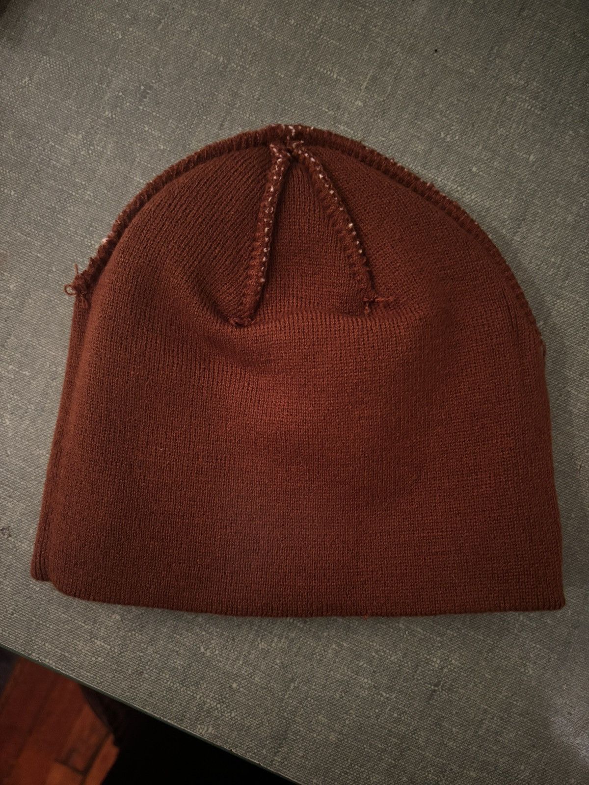 Corteiz brown Corteiz Alcatraz Skully beanie Size ONE SIZE - 6 Thumbnail