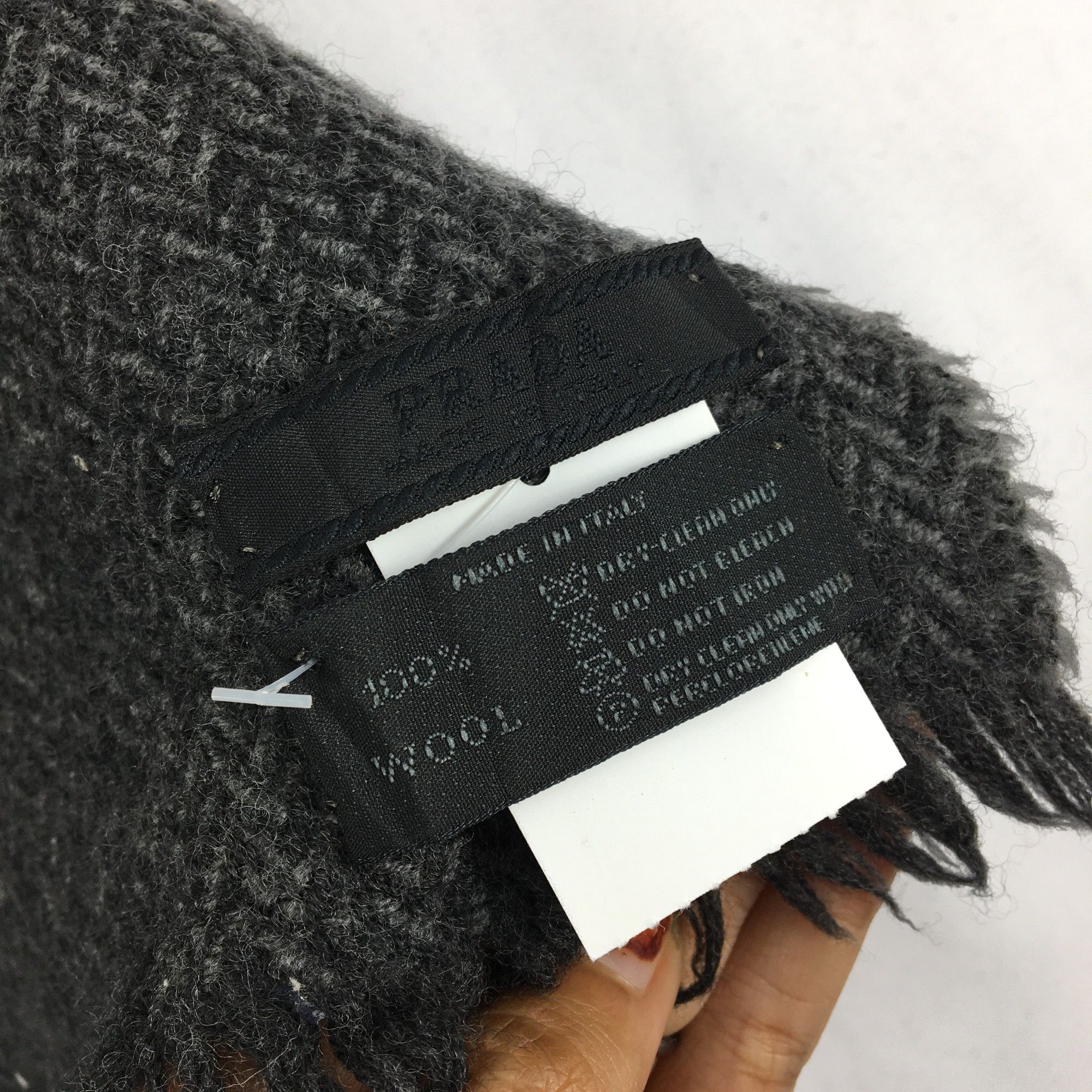 Prada Vintage 90s Prada Scarf Muffler Prada Wool Scarves Size ONE SIZE - 3 Thumbnail