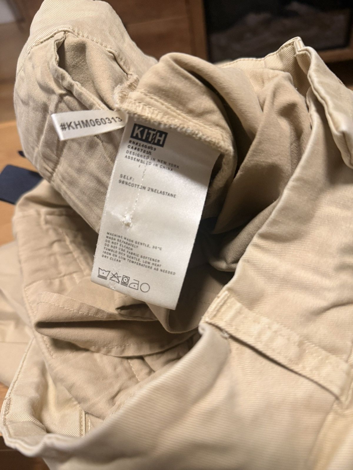 Kith Kith Cotton Twill Almont Pant 33 beige Size US 33 - 6 Thumbnail