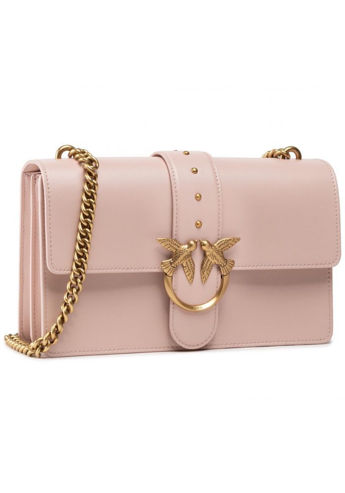 Pinko o1s22i1n0824 Size: OS / Classic Love Crossbody Bag in Pink Size ONE SIZE - 1 Thumbnail